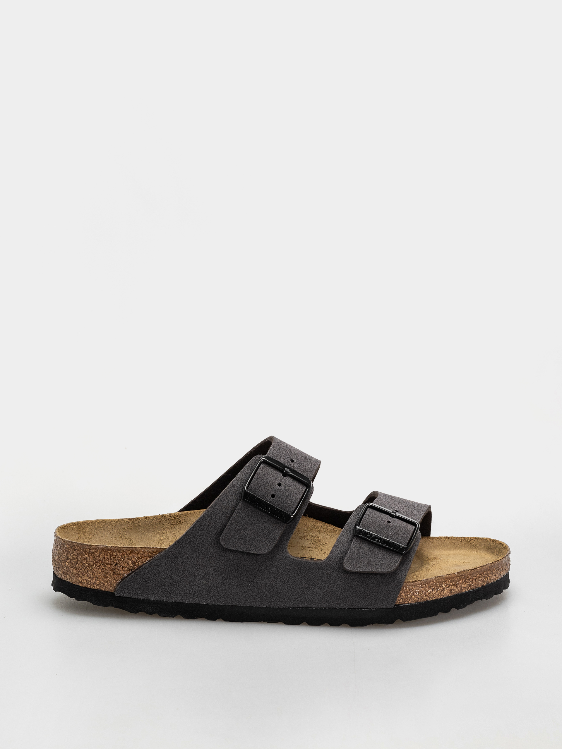 Birkenstock Arizona Birkibuc Regular Flip-flop papucsok (velvet gray/black)