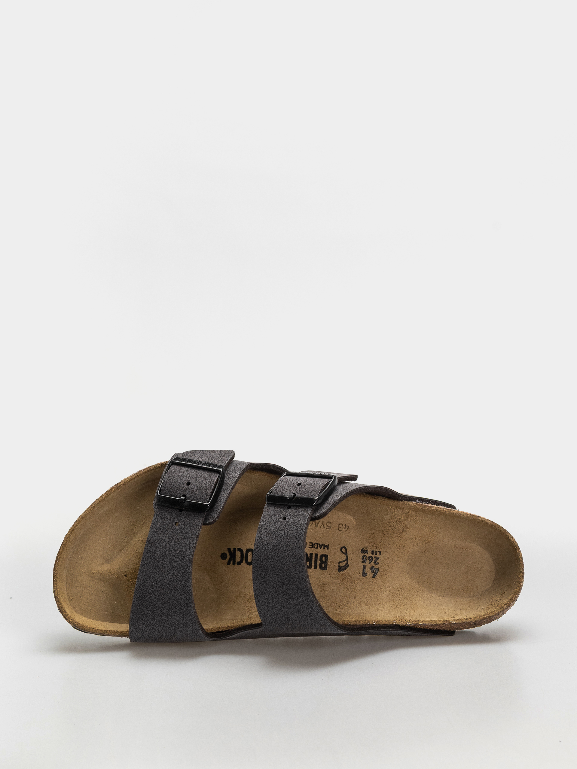 Birkenstock Arizona Birkibuc Regular Flip-flop papucsok (velvet gray/black)