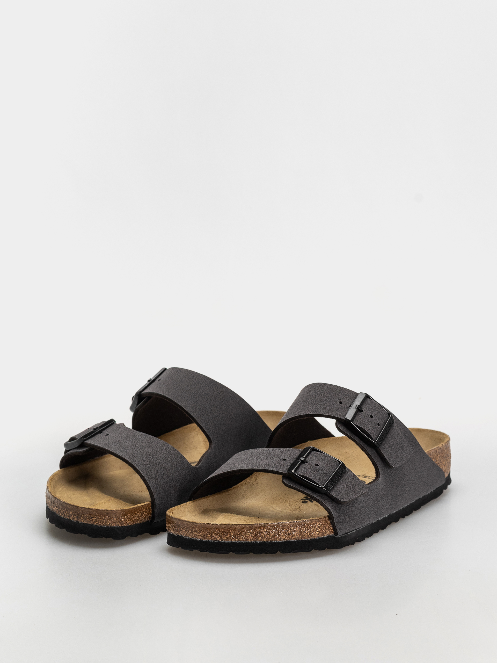 Birkenstock Arizona Birkibuc Regular Flip-flop papucsok (velvet gray/black)
