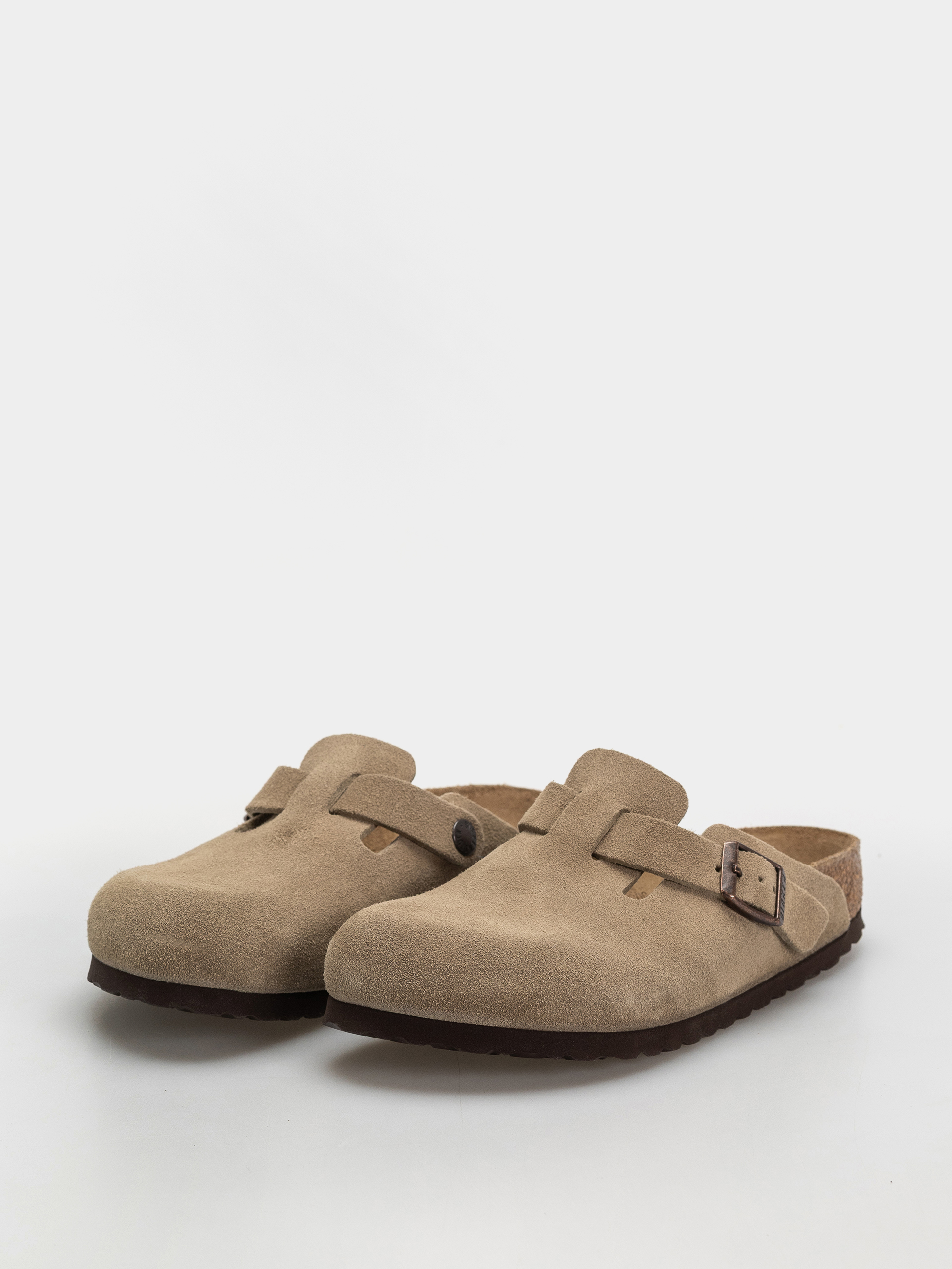 Birkenstock Boston Suede Leather Narrow Wmn Flip-flop papucsok (taupe)