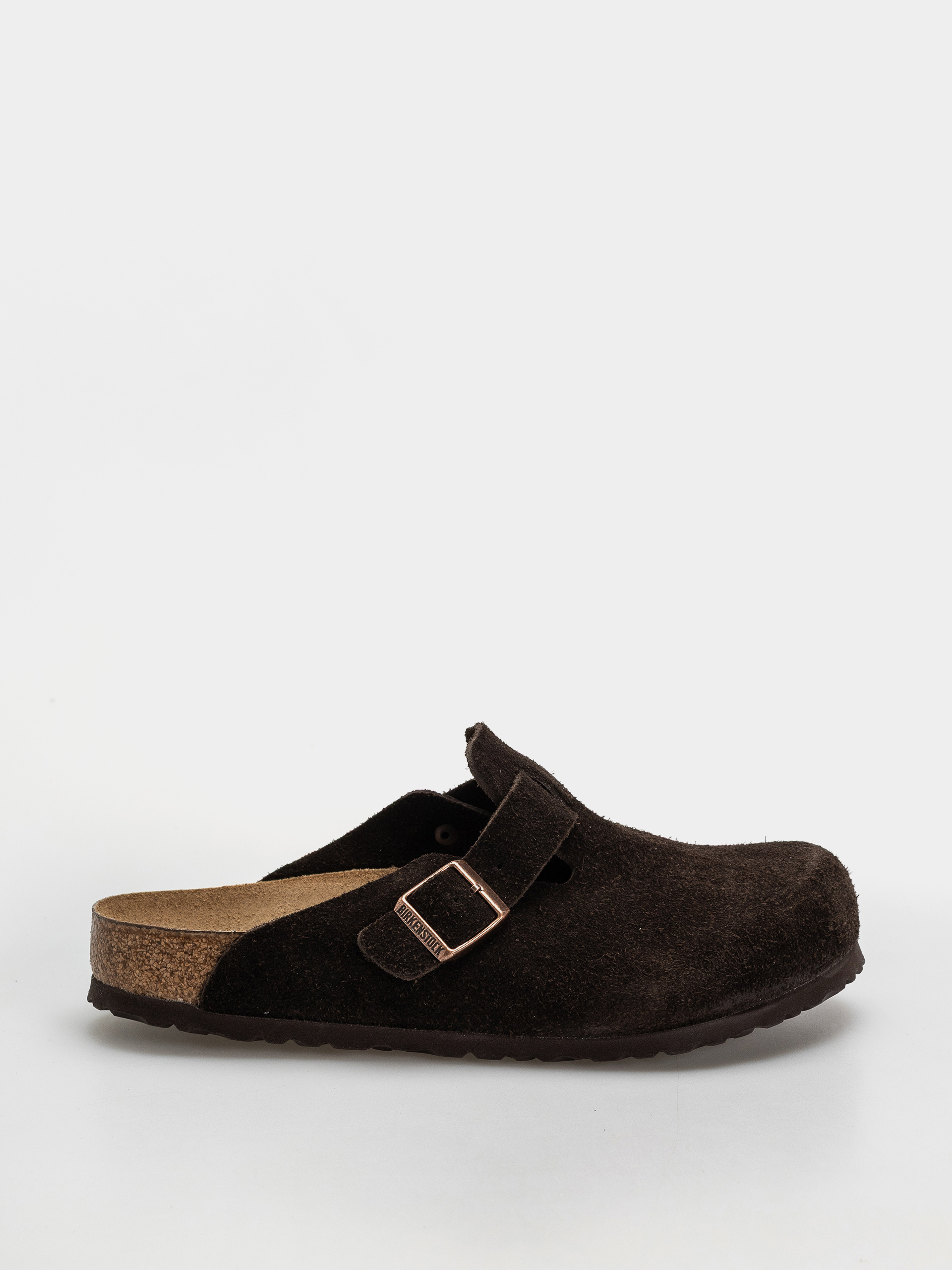 Birkenstock Boston Suede Regular Flip-flop papucsok (mocha)