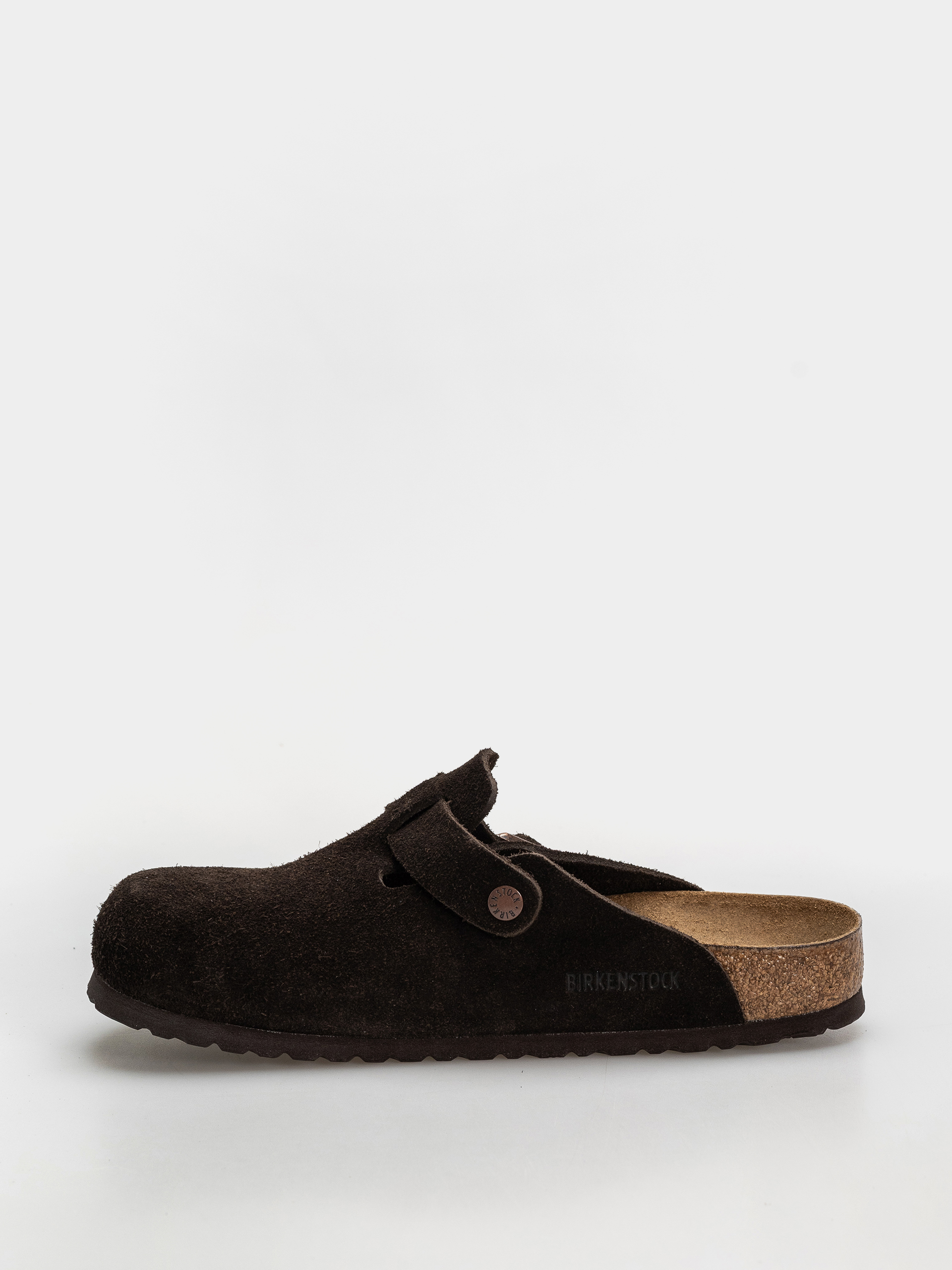 Birkenstock Boston Suede Regular Flip-flop papucsok (mocha)