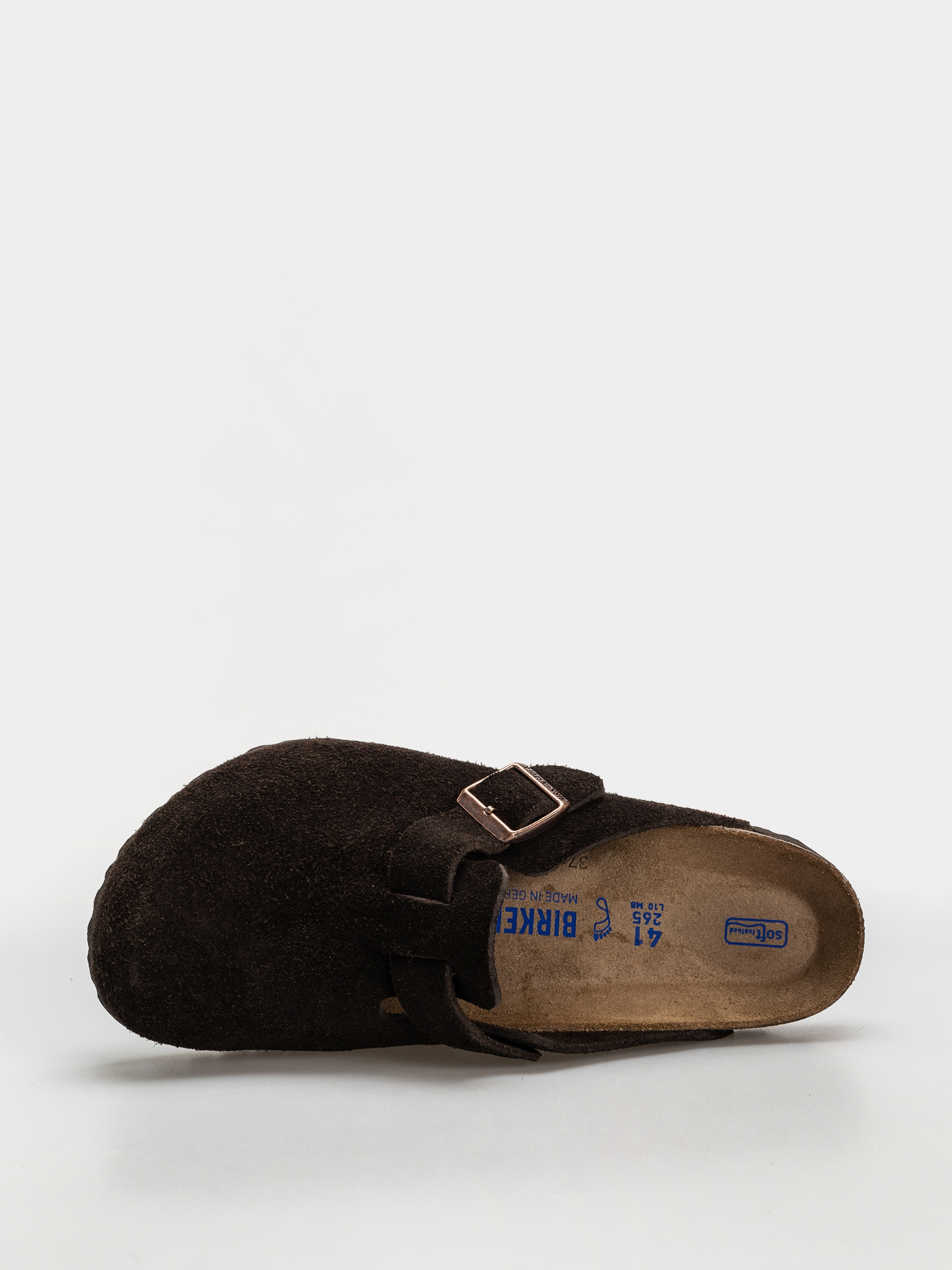 Birkenstock Boston Suede Regular Flip-flop papucsok (mocha)