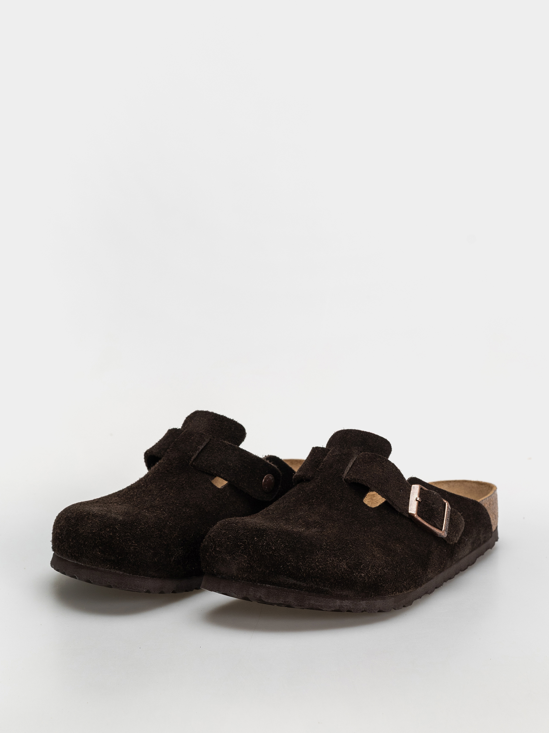 Birkenstock Boston Suede Regular Flip-flop papucsok (mocha)