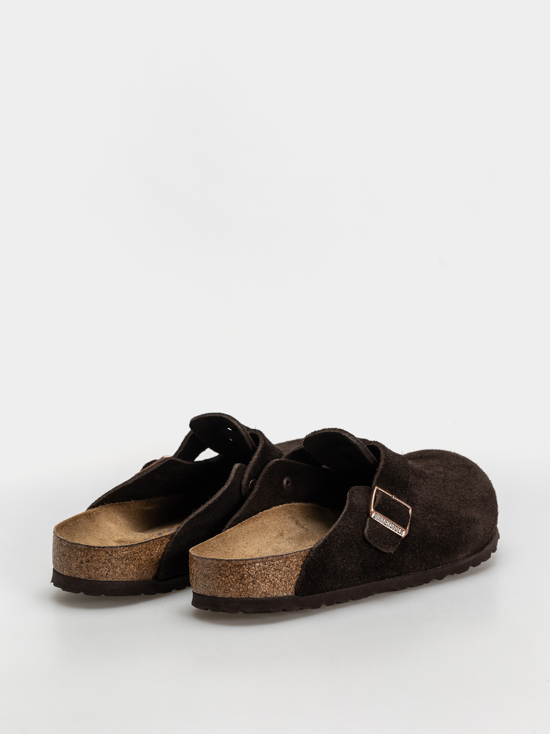 Birkenstock Boston Suede Regular Flip-flop papucsok (mocha)