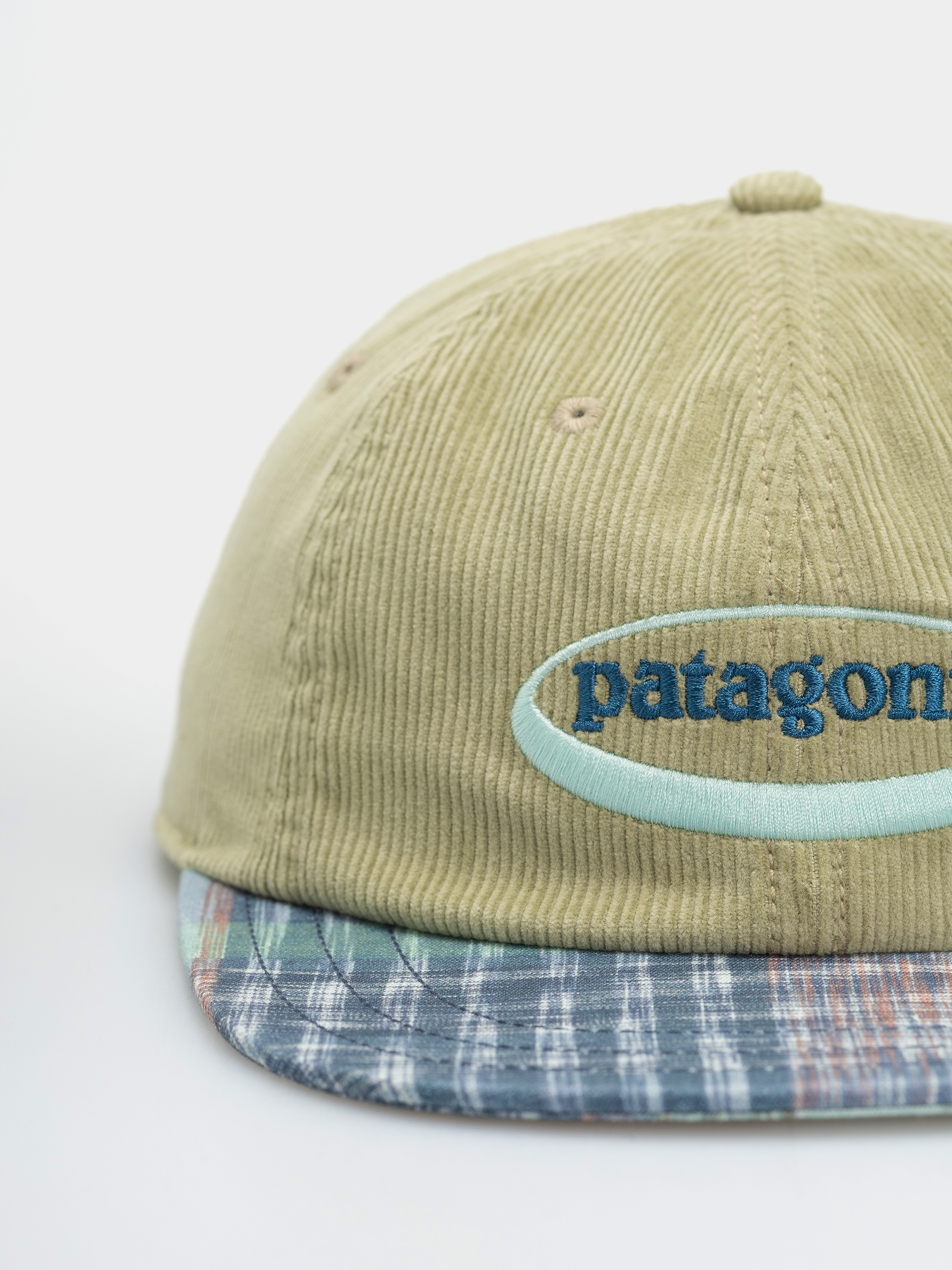 Patagonia Corduroy Baseball sapka (95 oval logo/gumtree green)