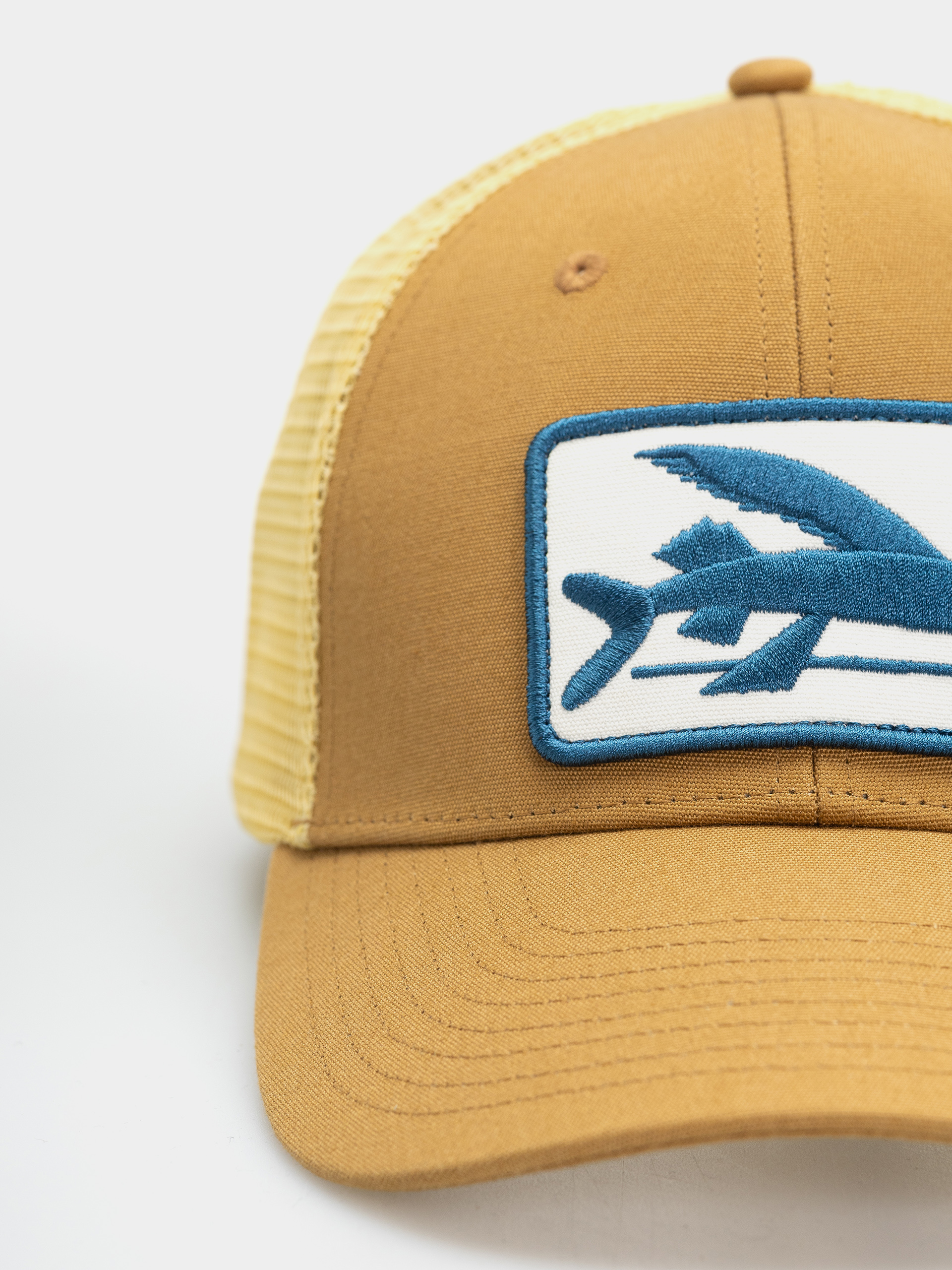 Patagonia Flying Fish LoPro Trucker Baseball sapka (flying fish fork/bobcat brown)