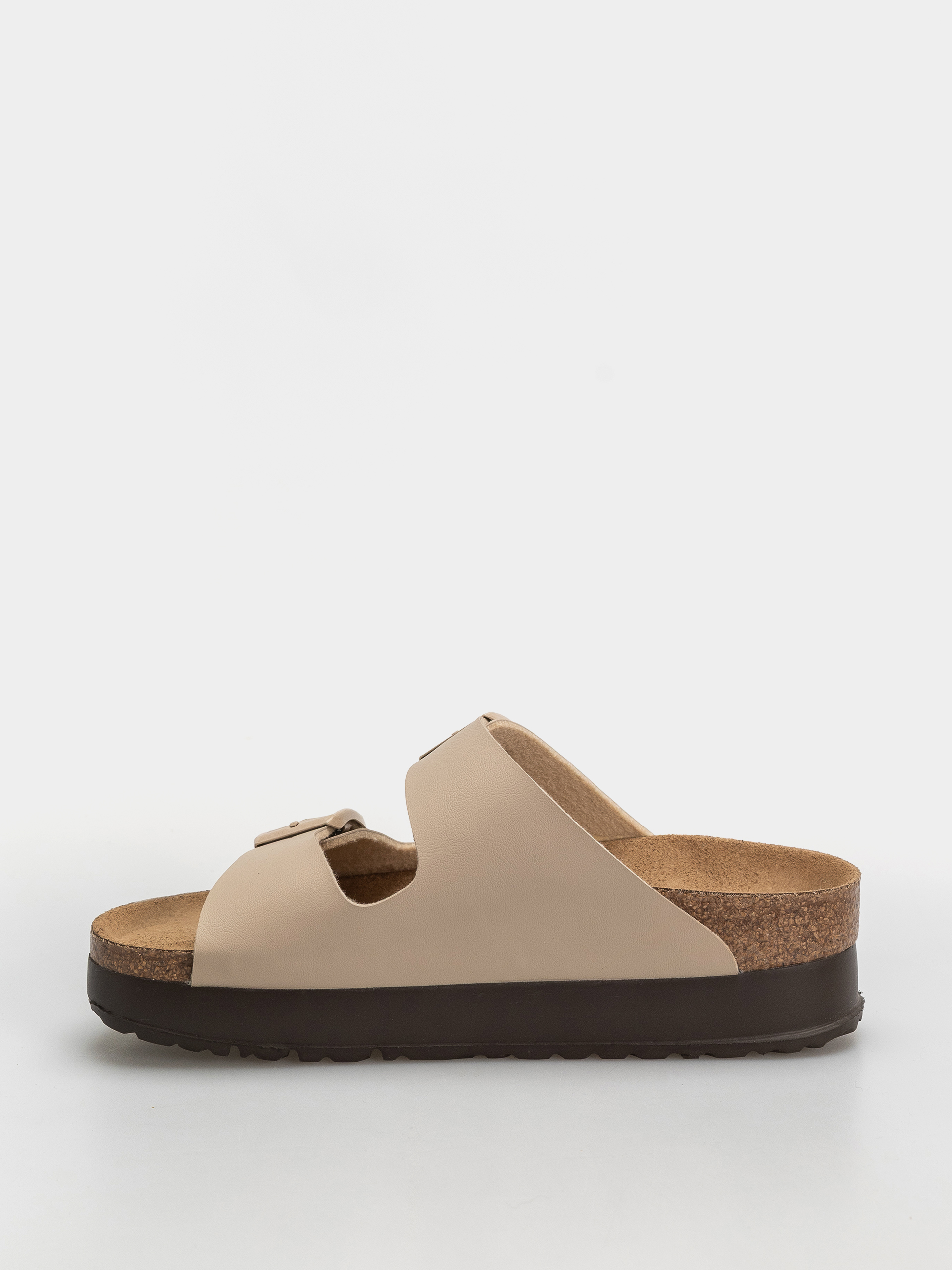 Birkenstock Arizona Flex Platform Birko Flor Narrow Wmn Flip-flop papucsok (sandcastle)
