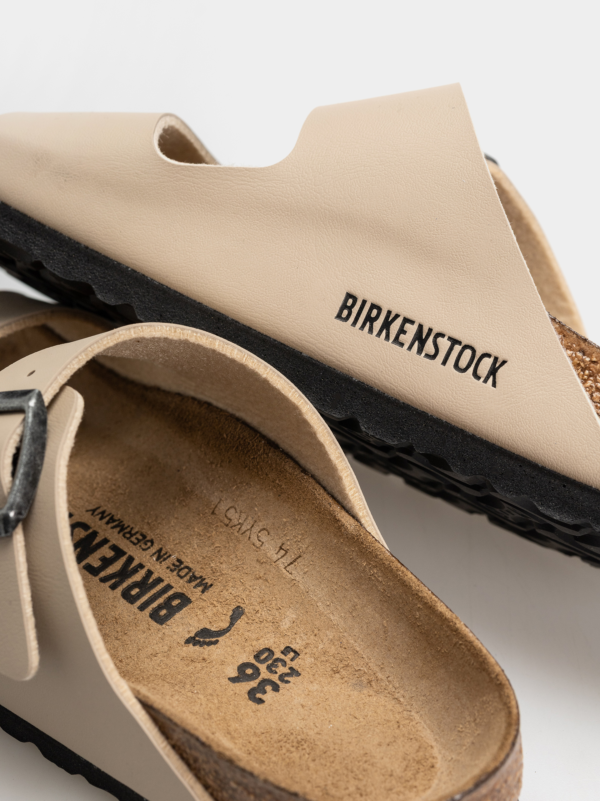 Birkenstock Arizona Birko Flor Narrow Flip-flop papucsok (sandcastle)