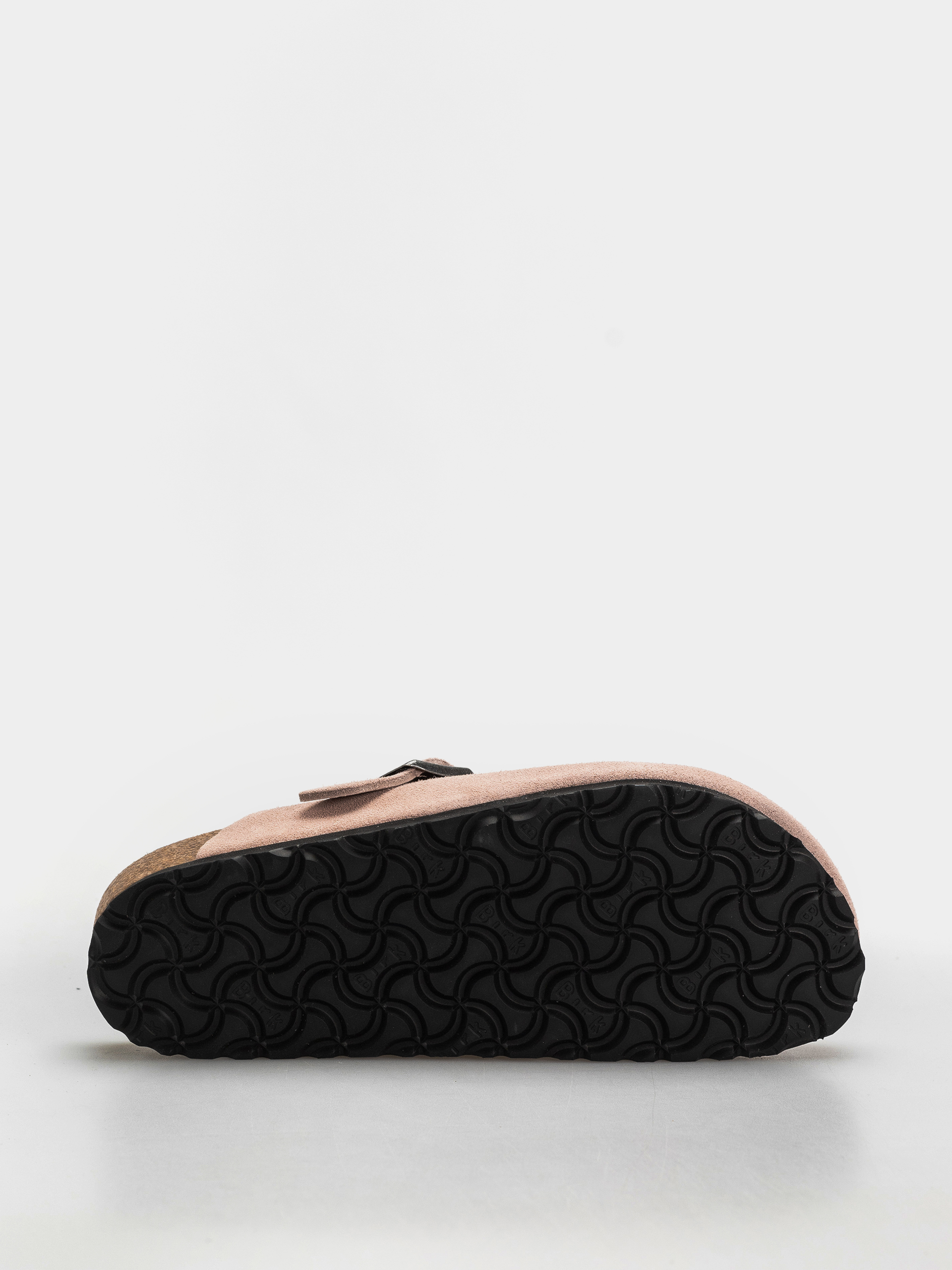 Birkenstock Boston Suede Leather Narrow Flip-flop papucsok (pink clay)