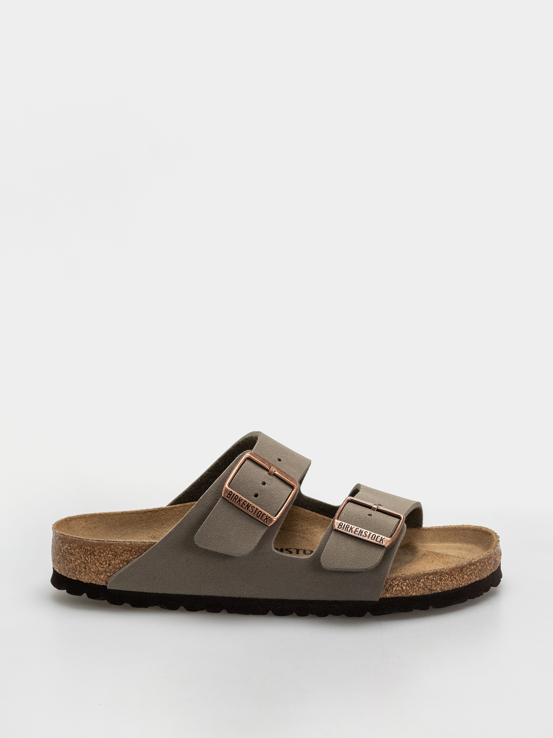 Birkenstock Arizona Birkibuc Regular Flip-flop papucsok (stone)