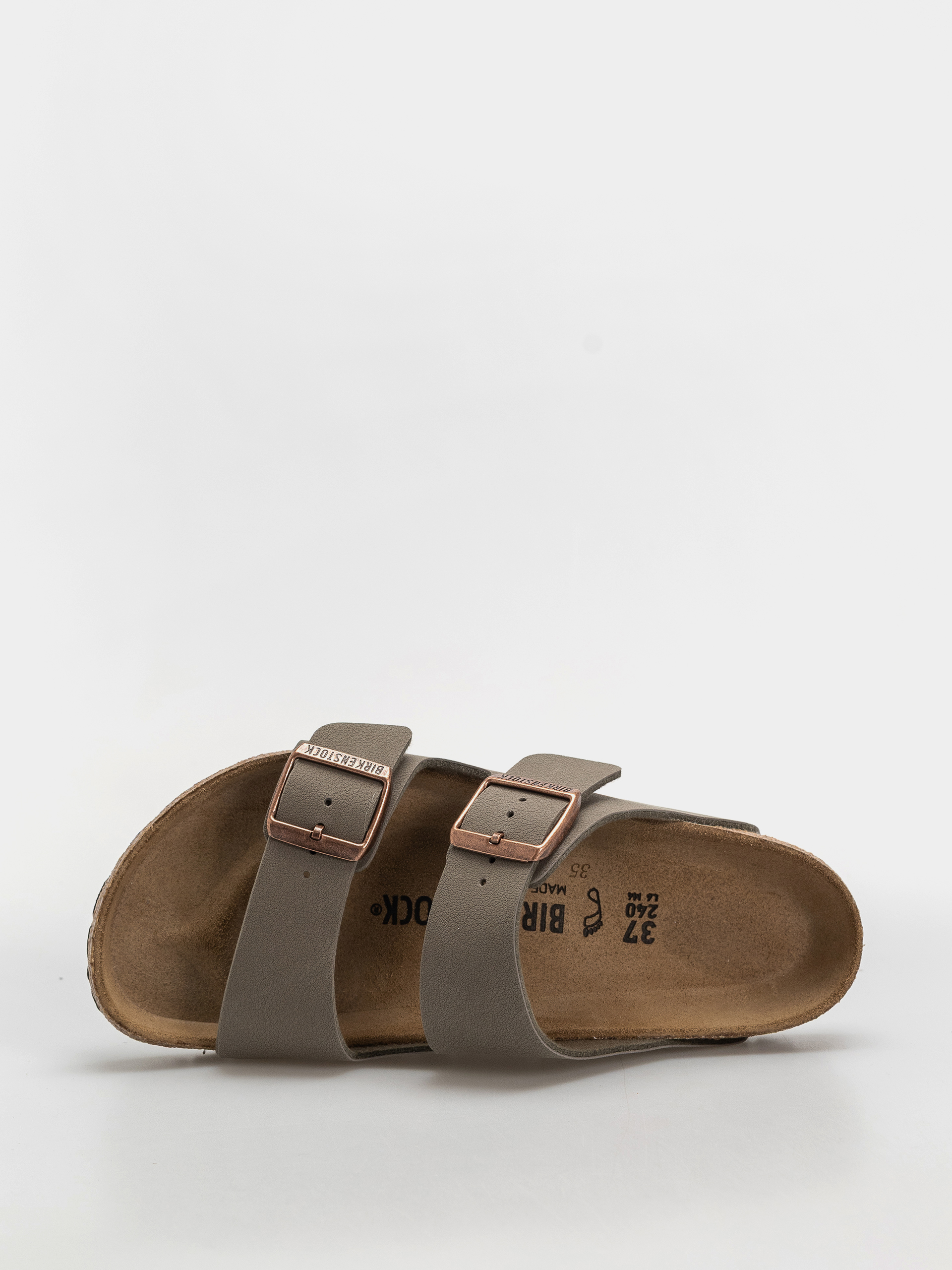 Birkenstock Arizona Birkibuc Regular Flip-flop papucsok (stone)