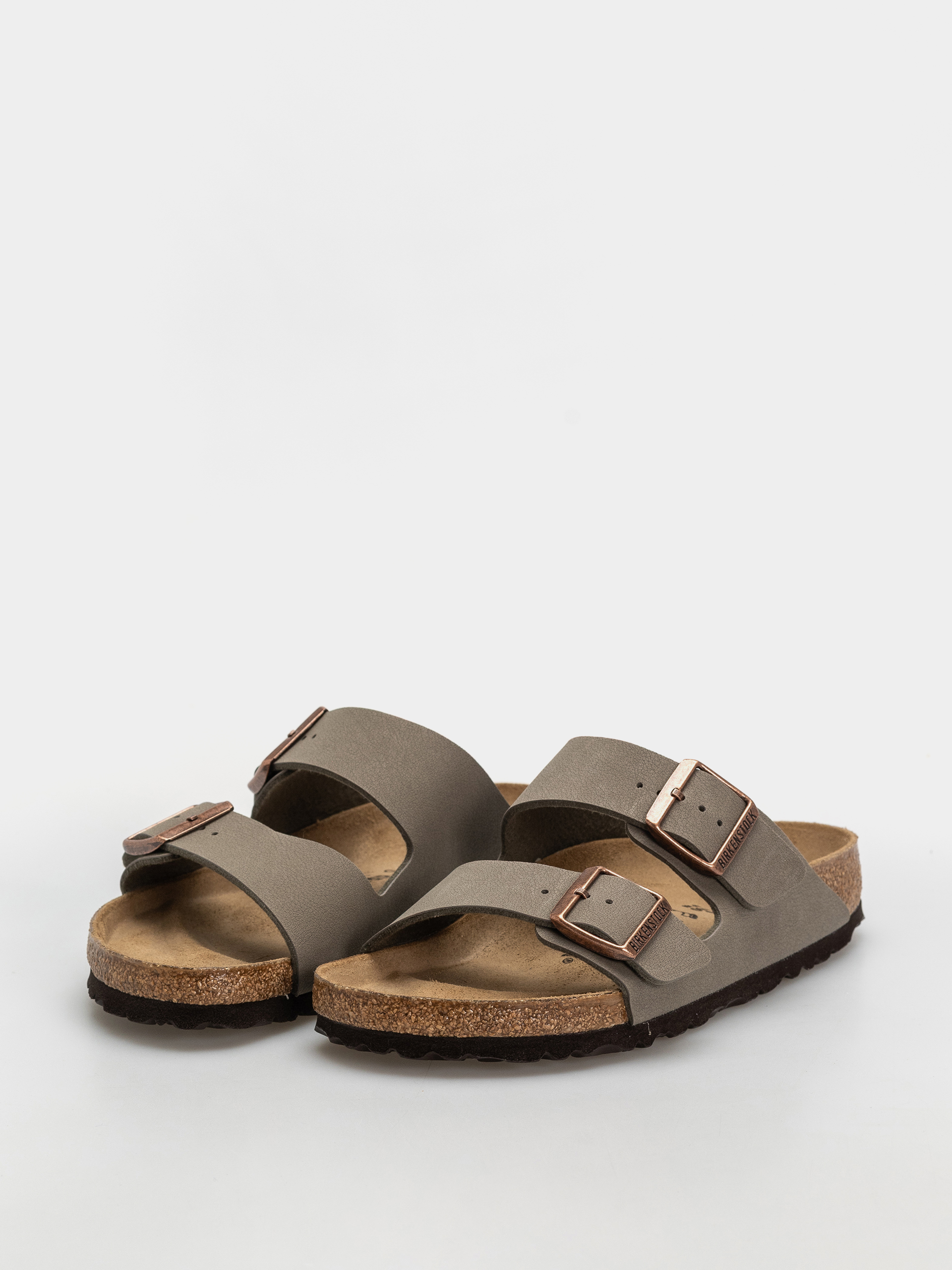 Birkenstock Arizona Birkibuc Regular Flip-flop papucsok (stone)