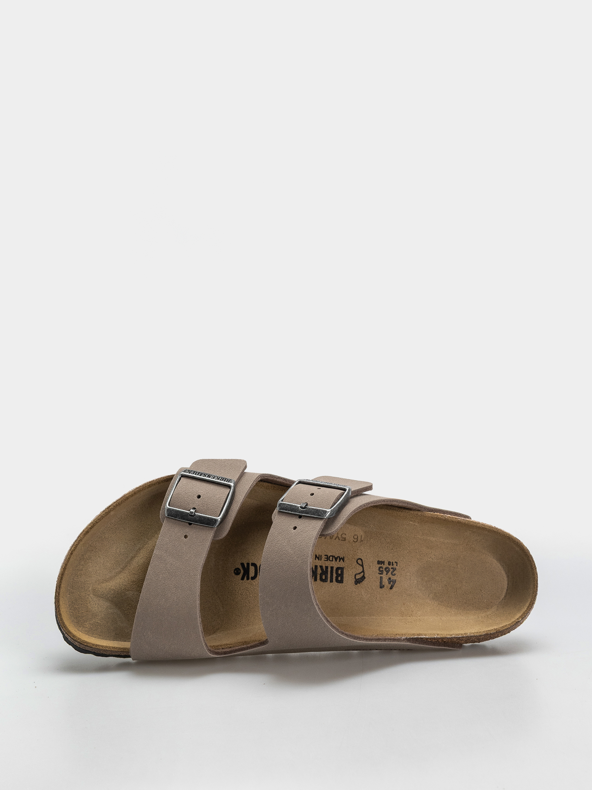 Birkenstock Arizona Birkibuc Regular Flip-flop papucsok (gray taupe)