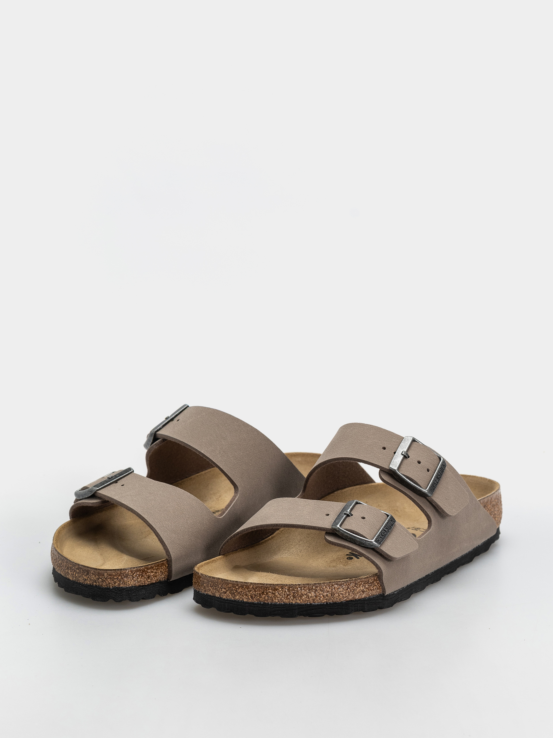 Birkenstock Arizona Birkibuc Regular Flip-flop papucsok (gray taupe)