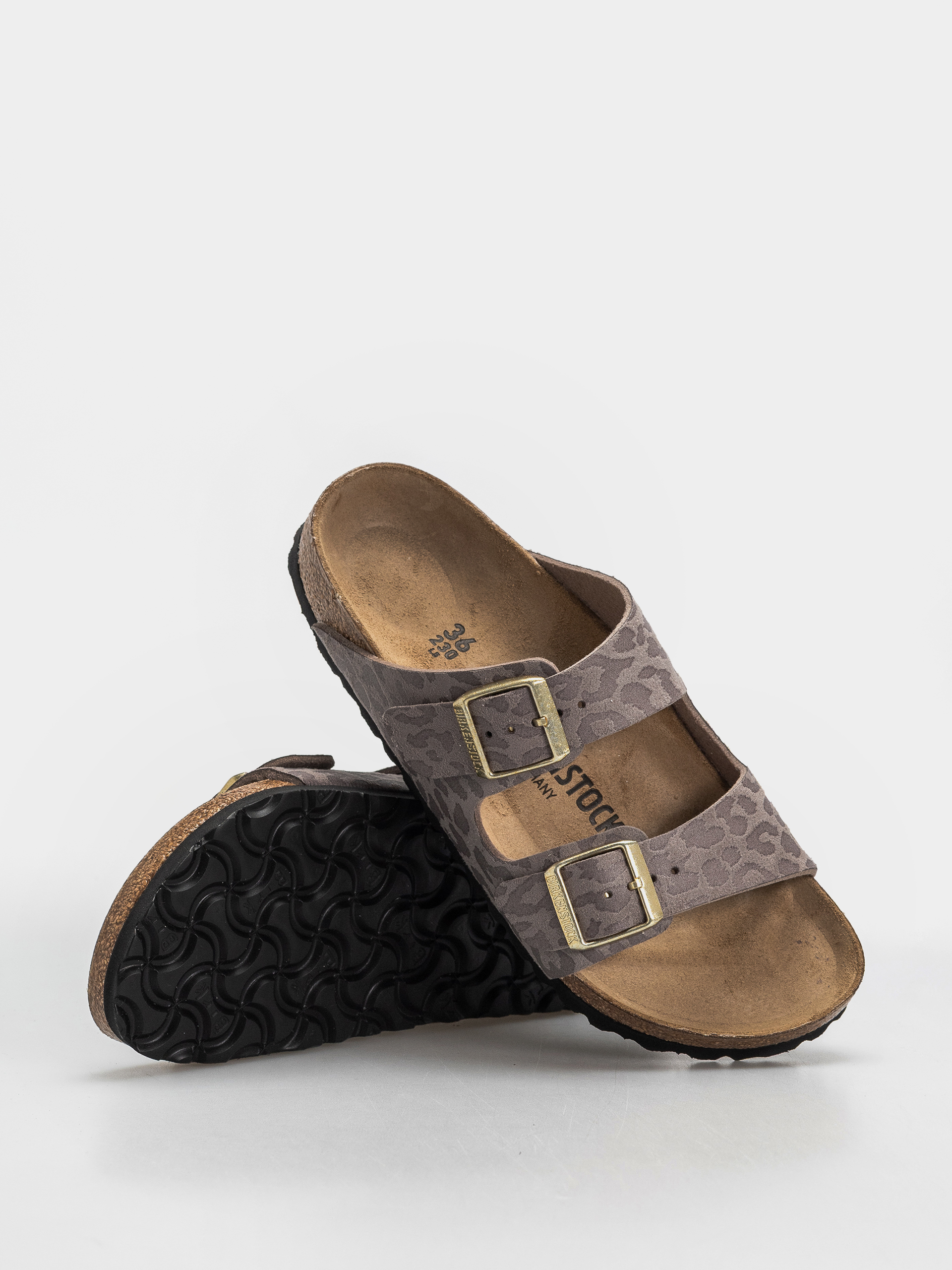 Birkenstock Arizona Synthetics Narrow Wmn Flip-flop papucsok (syn leo grey taupe)