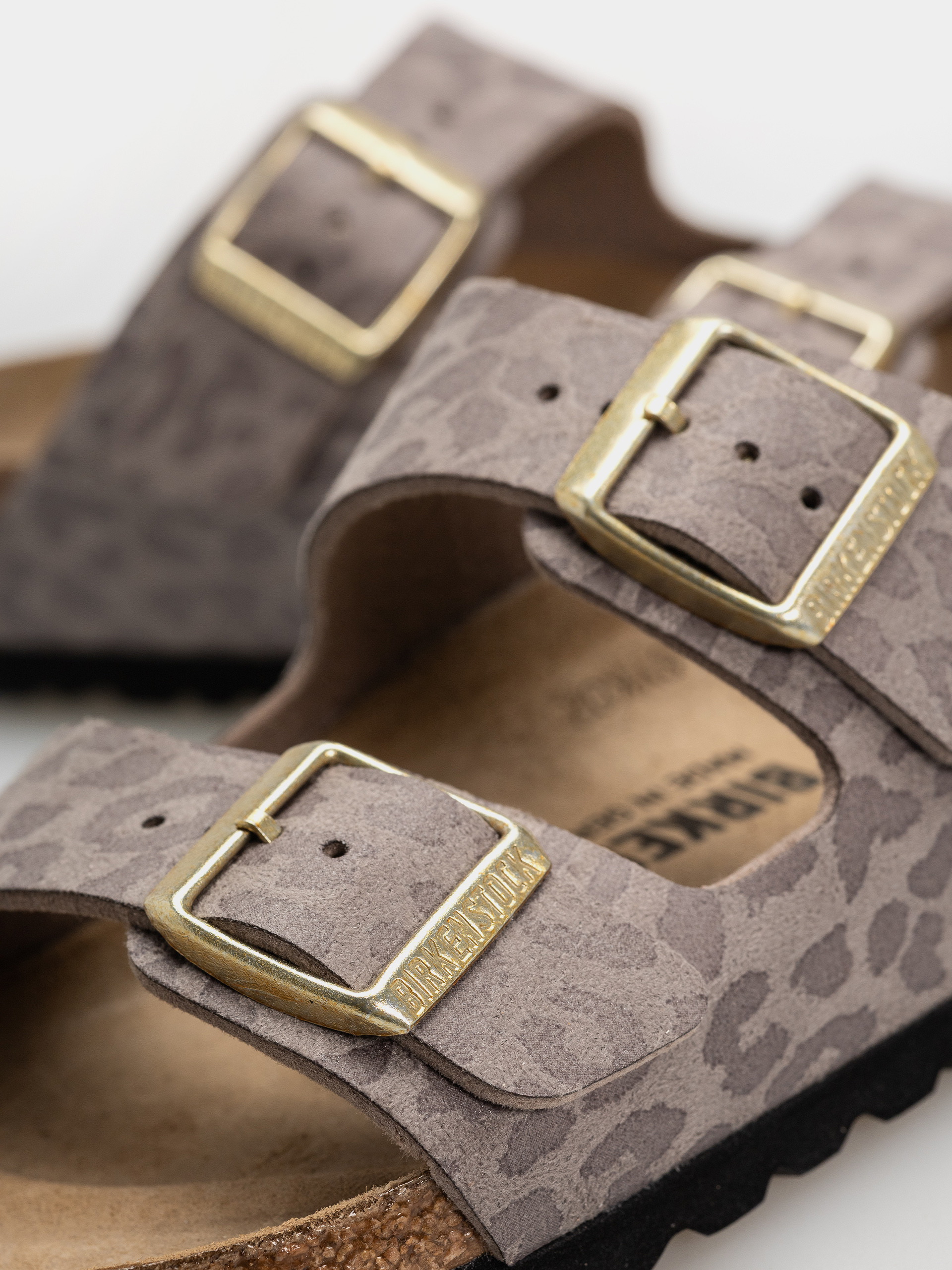 Birkenstock Arizona Synthetics Narrow Wmn Flip-flop papucsok (syn leo grey taupe)
