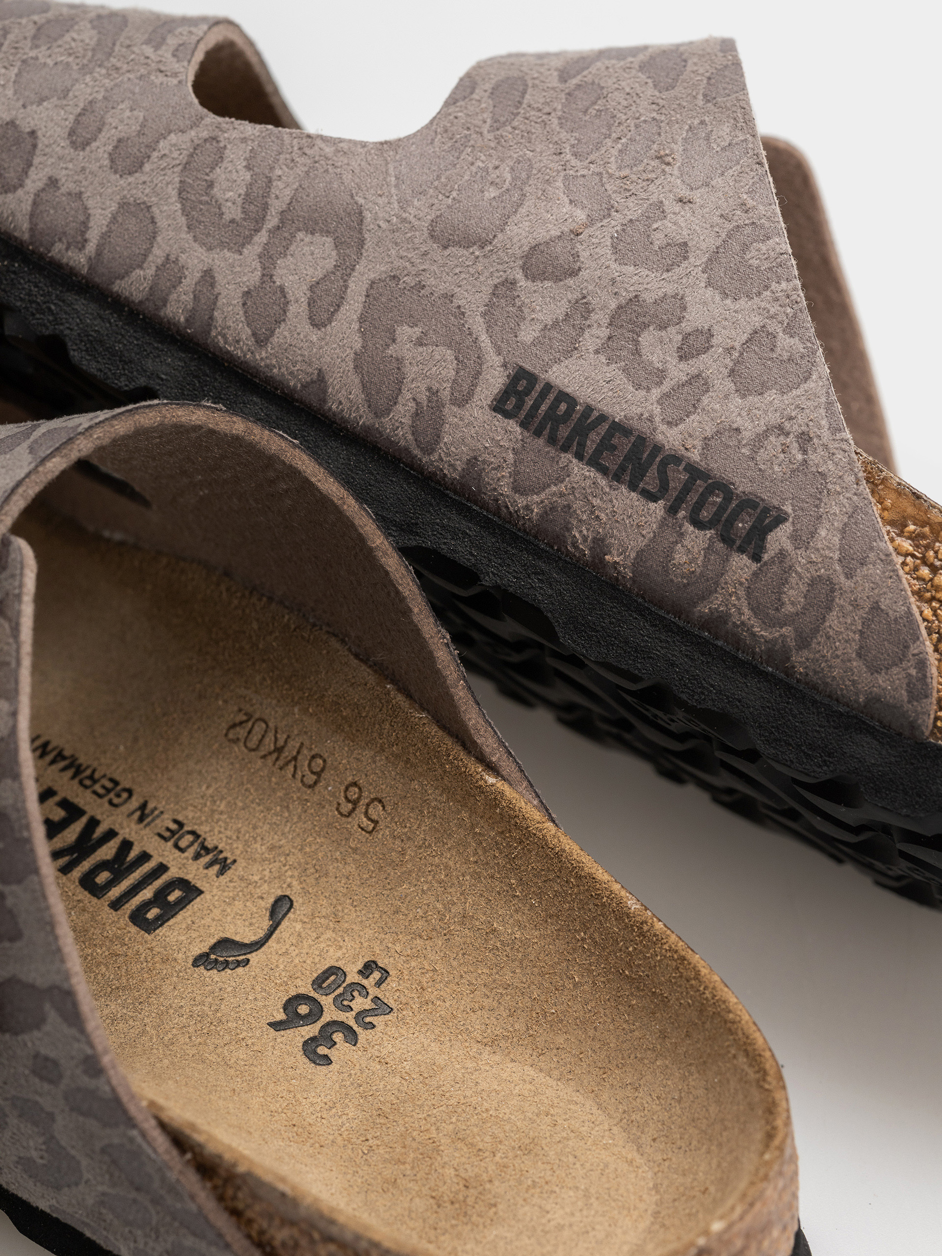 Birkenstock Arizona Synthetics Narrow Wmn Flip-flop papucsok (syn leo grey taupe)
