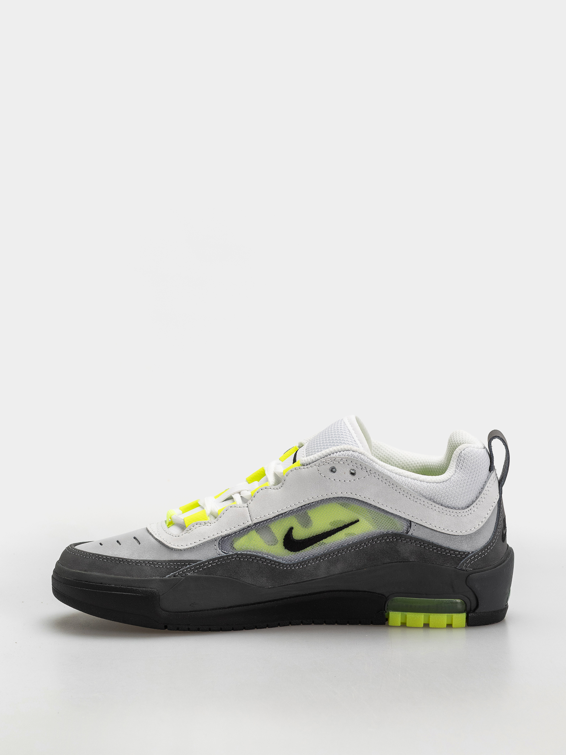 Nike SB Air Max Ishod Cipők (black/neon yellow anthracite lt graphite)