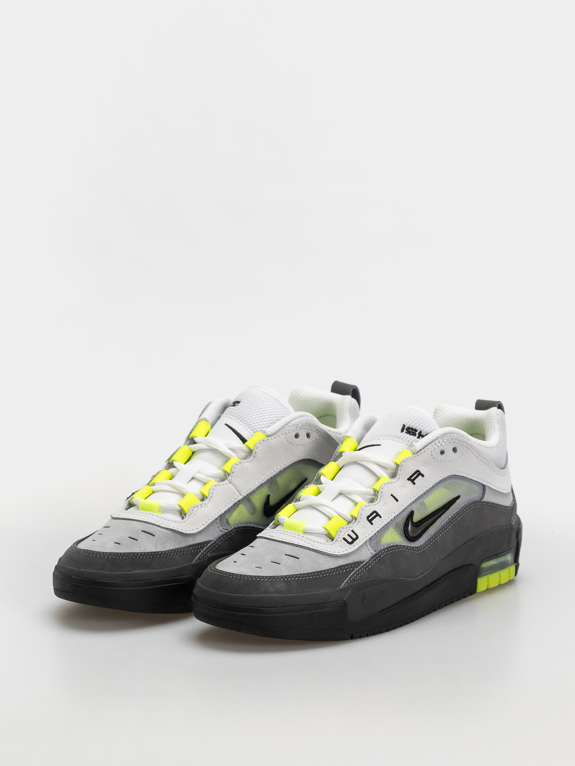 Nike SB Air Max Ishod Cipők (black/neon yellow anthracite lt graphite)