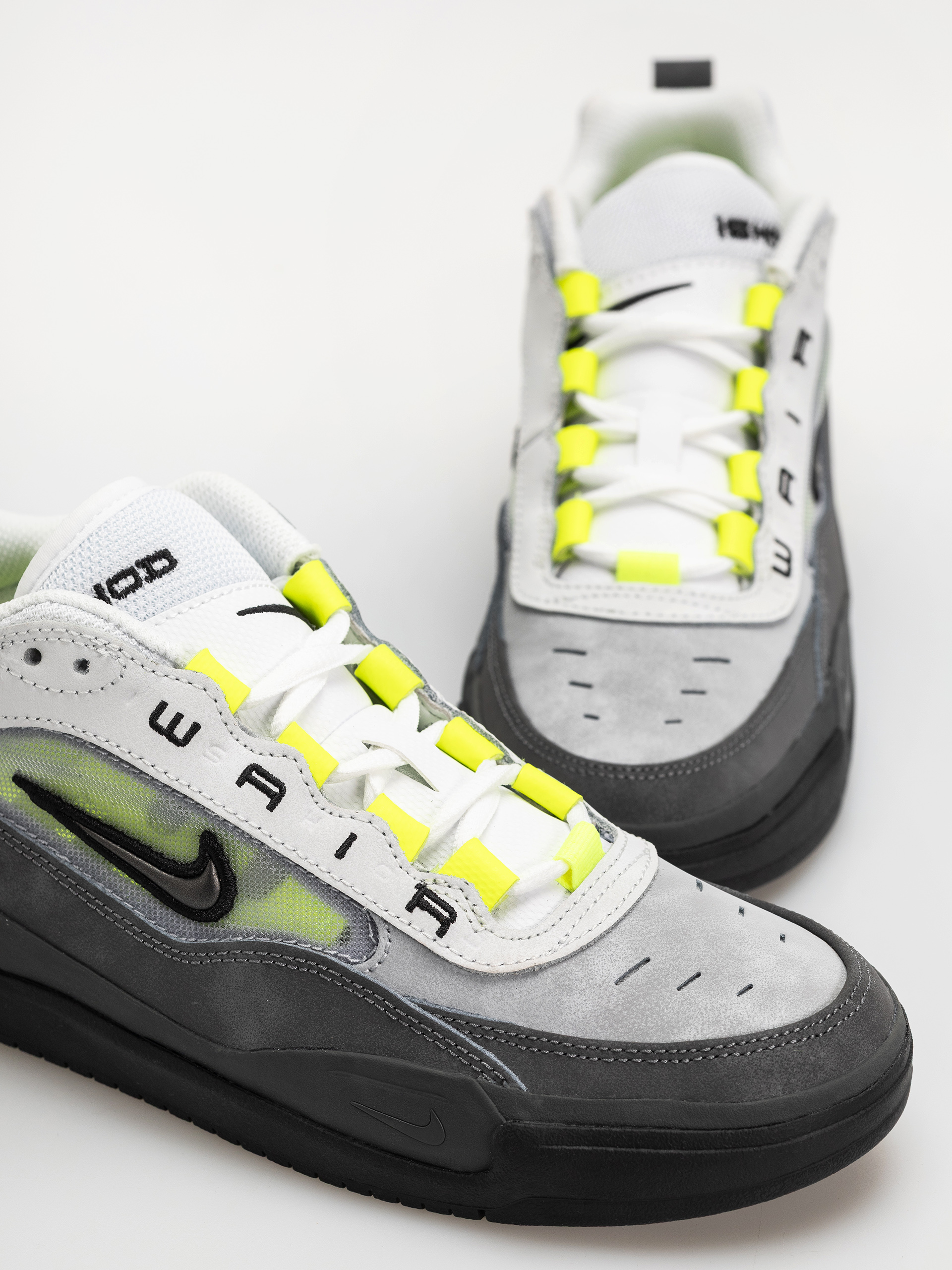 Nike SB Air Max Ishod Cipők (black/neon yellow anthracite lt graphite)