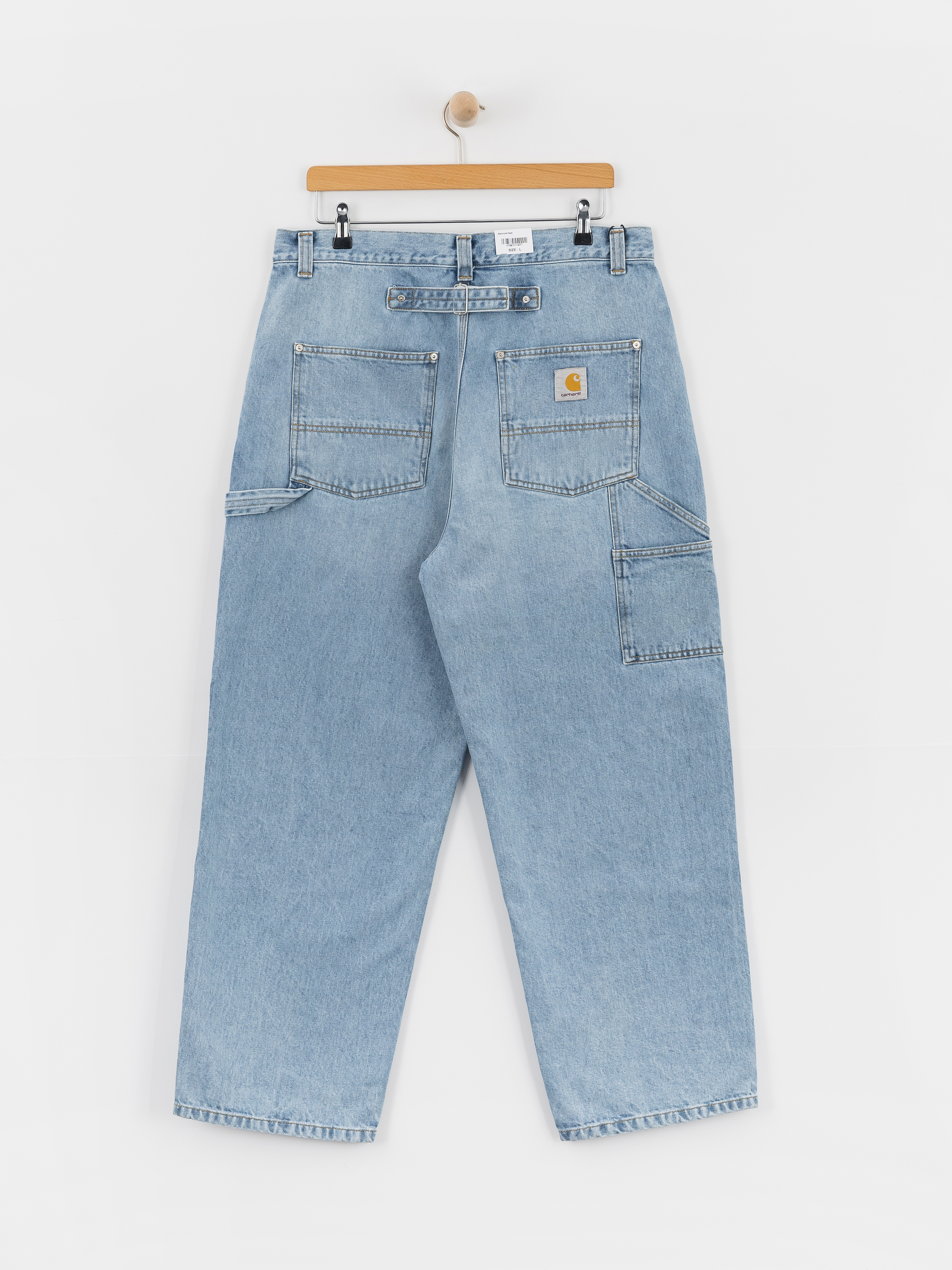 Carhartt WIP Belmont Kisnadrág (blue heavy worn bleached)