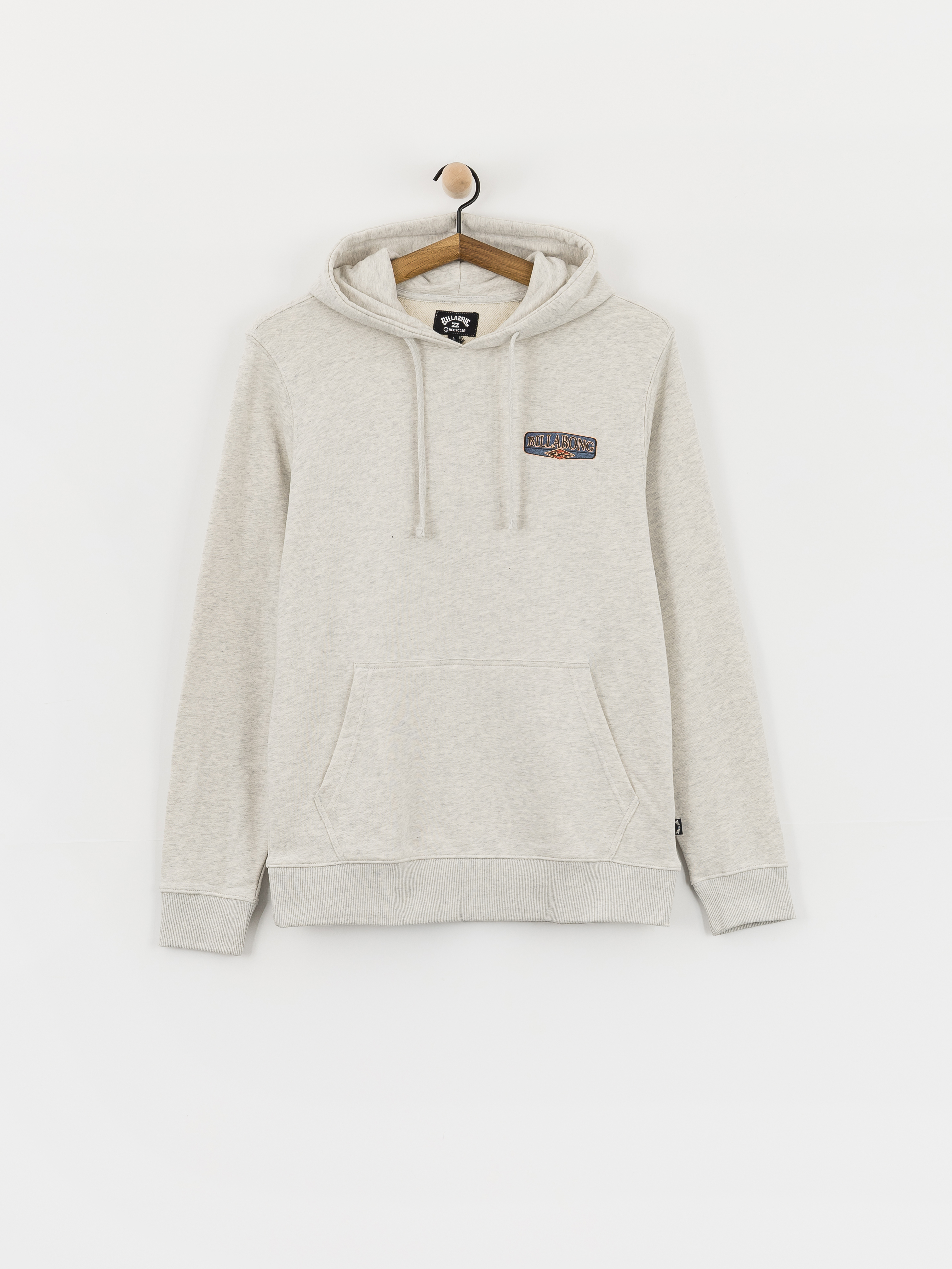 Billabong Foundation HD Kapucnis pulóver (light grey heather)