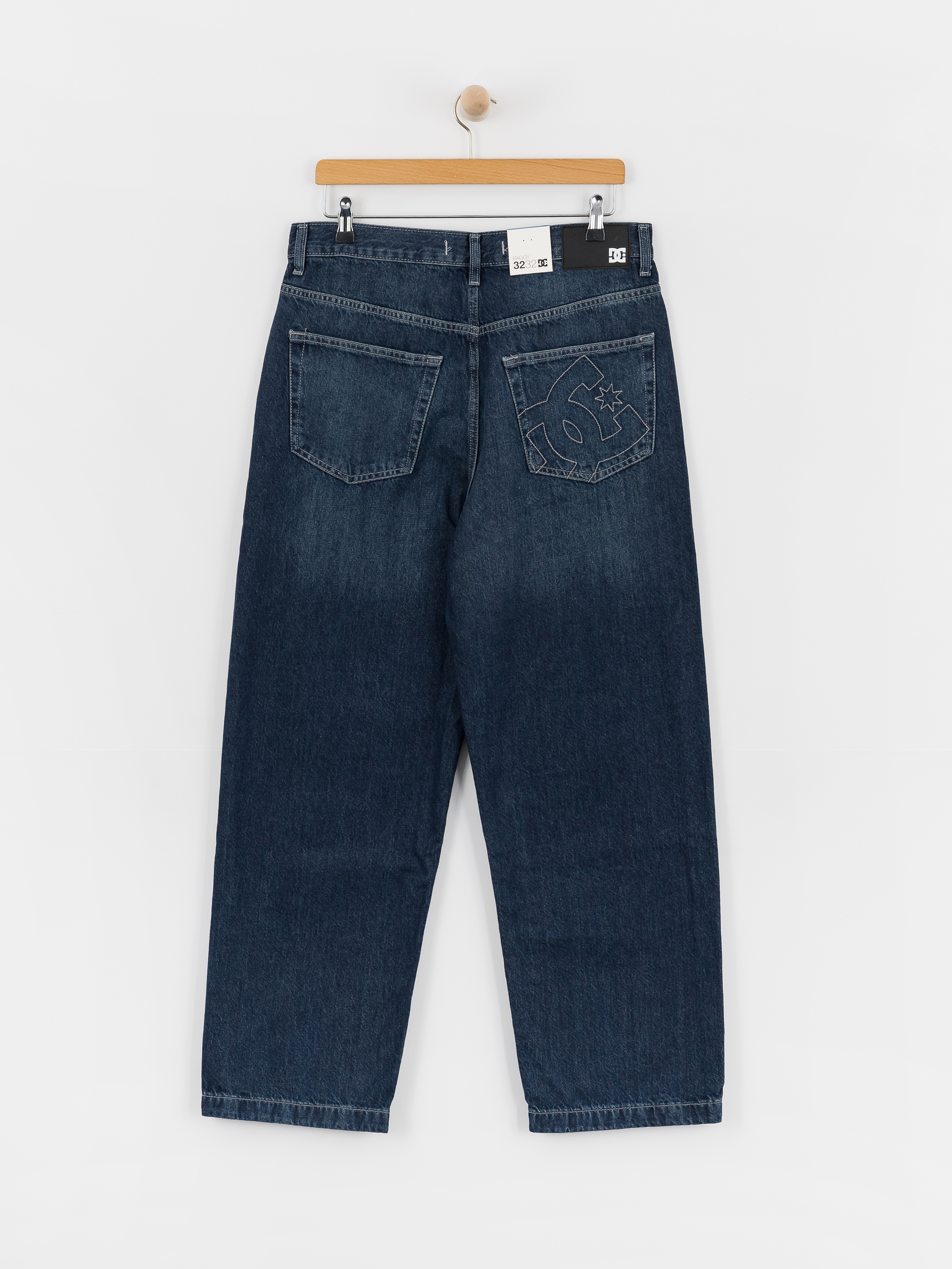 DC Worker Baggy Denim Double That Kisnadrág (dark denim)