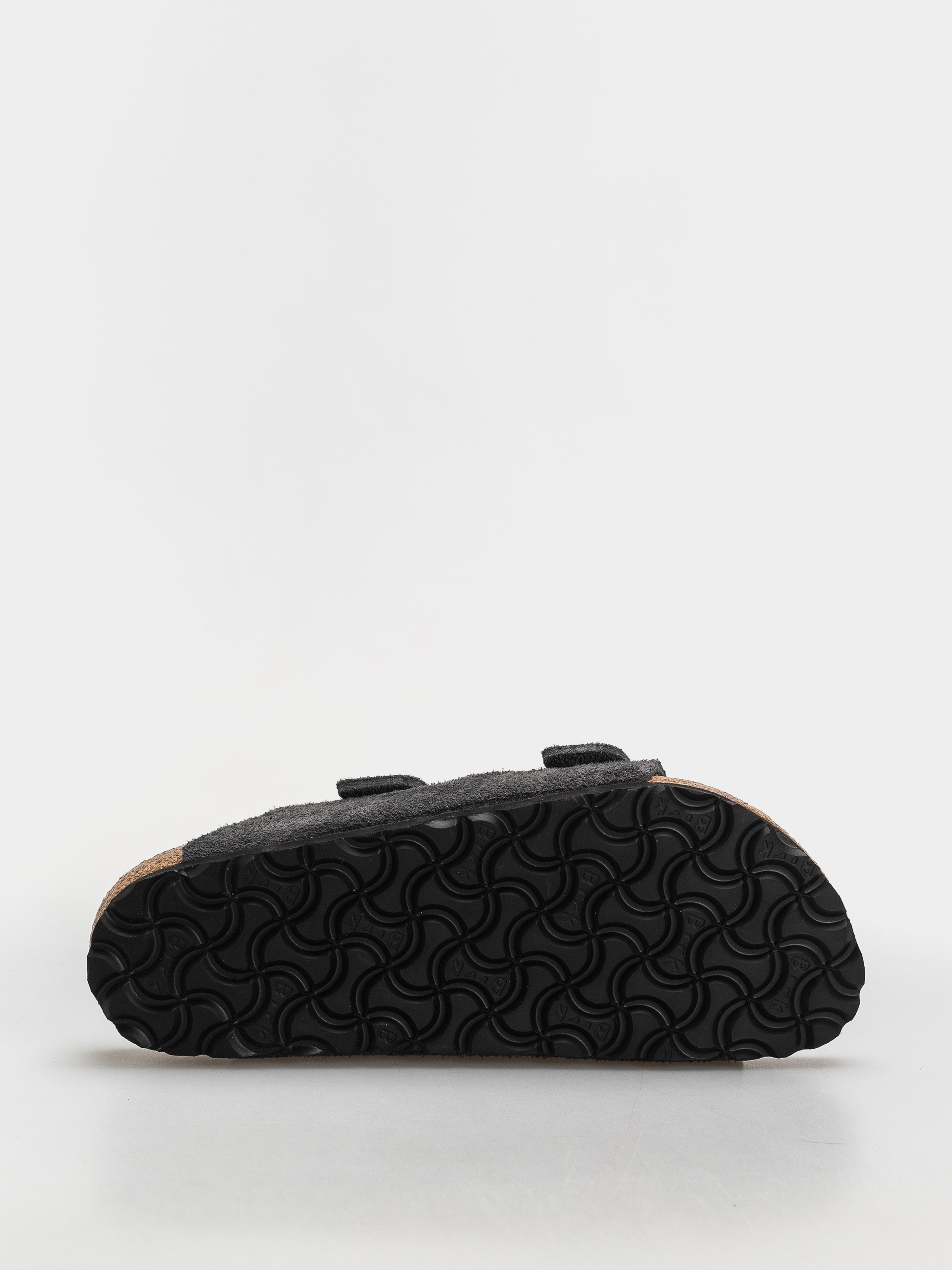 Birkenstock Arizona Suede Leather Narrow Flip-flop papucsok (charcoal)