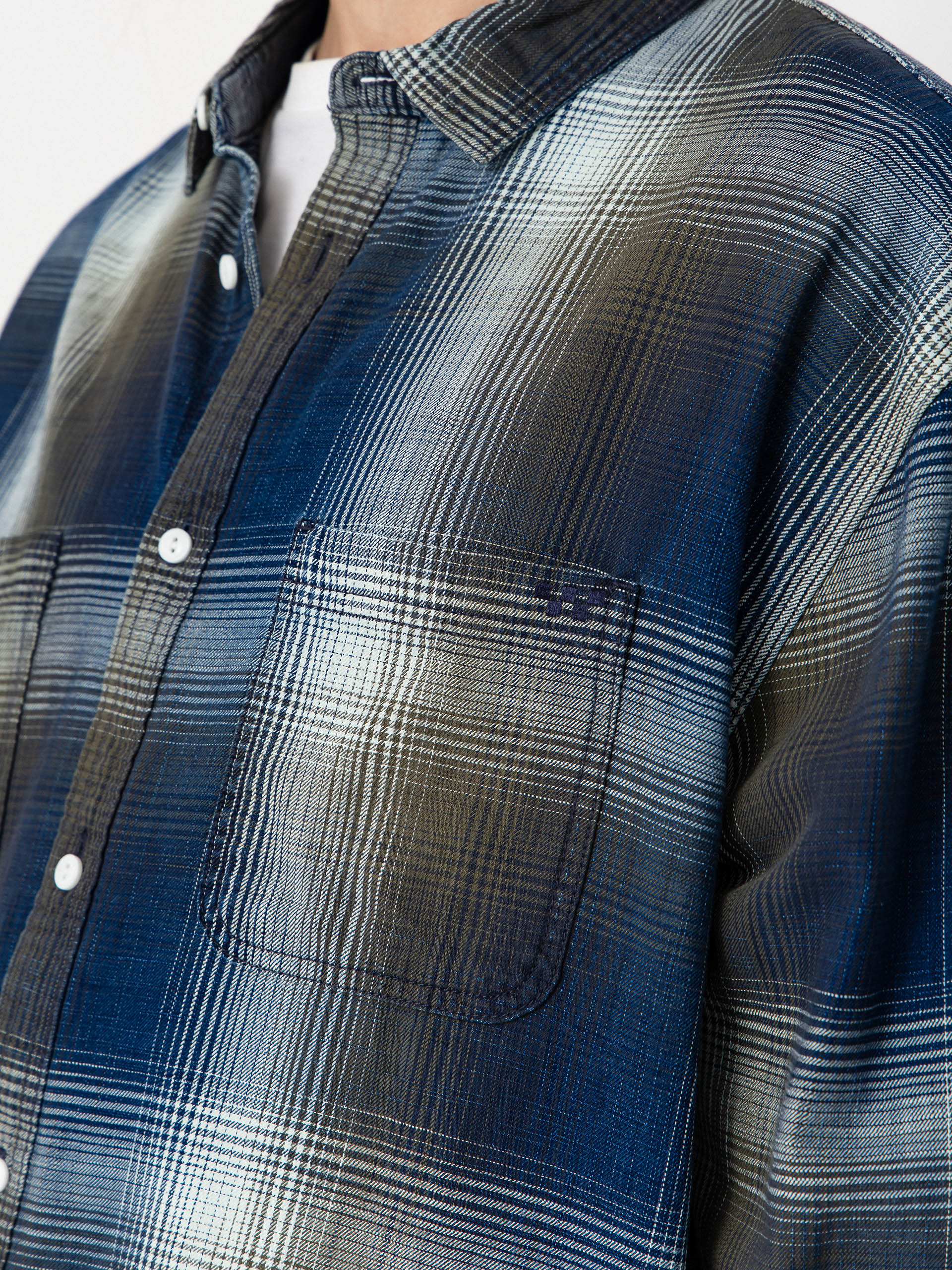 Vans Indigo Plaid Ing (mossy olive)