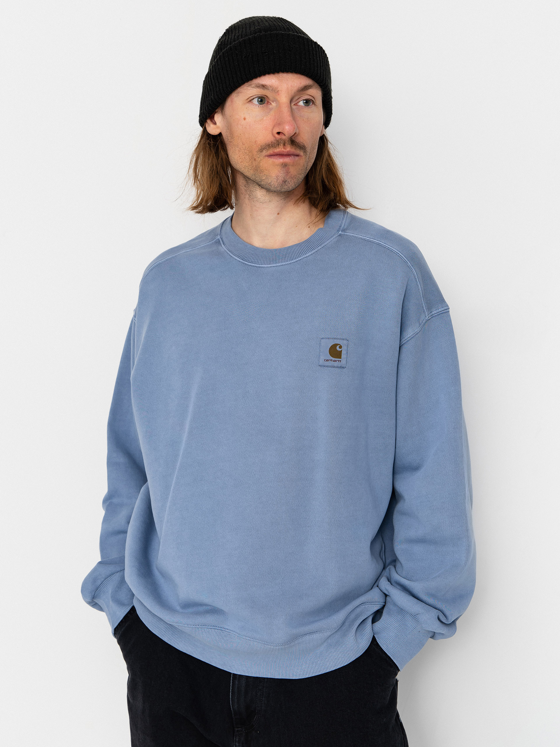 Carhartt WIP Nelson Pulóver (gentle blue)