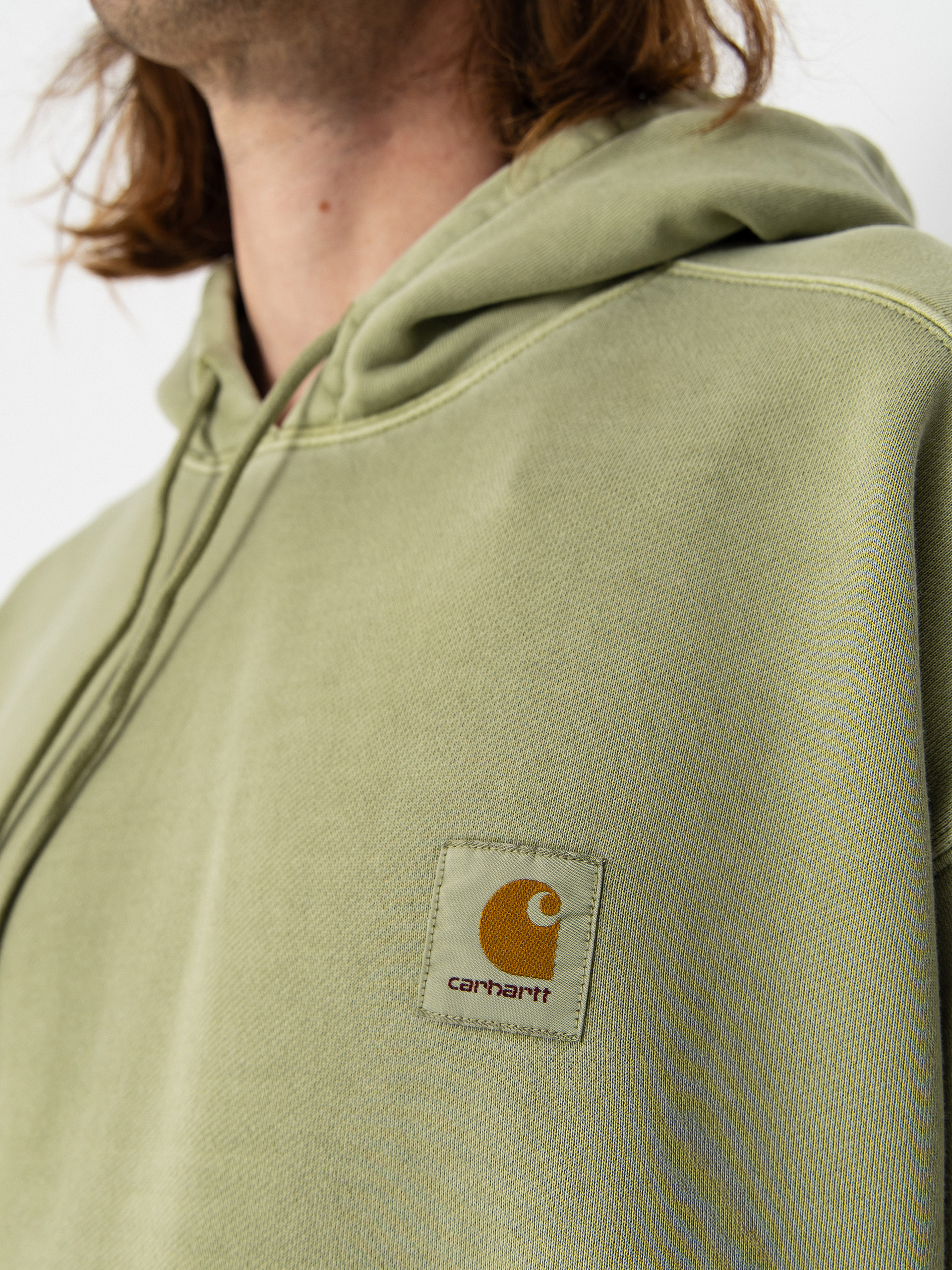 Carhartt WIP Nelson HD Kapucnis pulóver (gentle green)