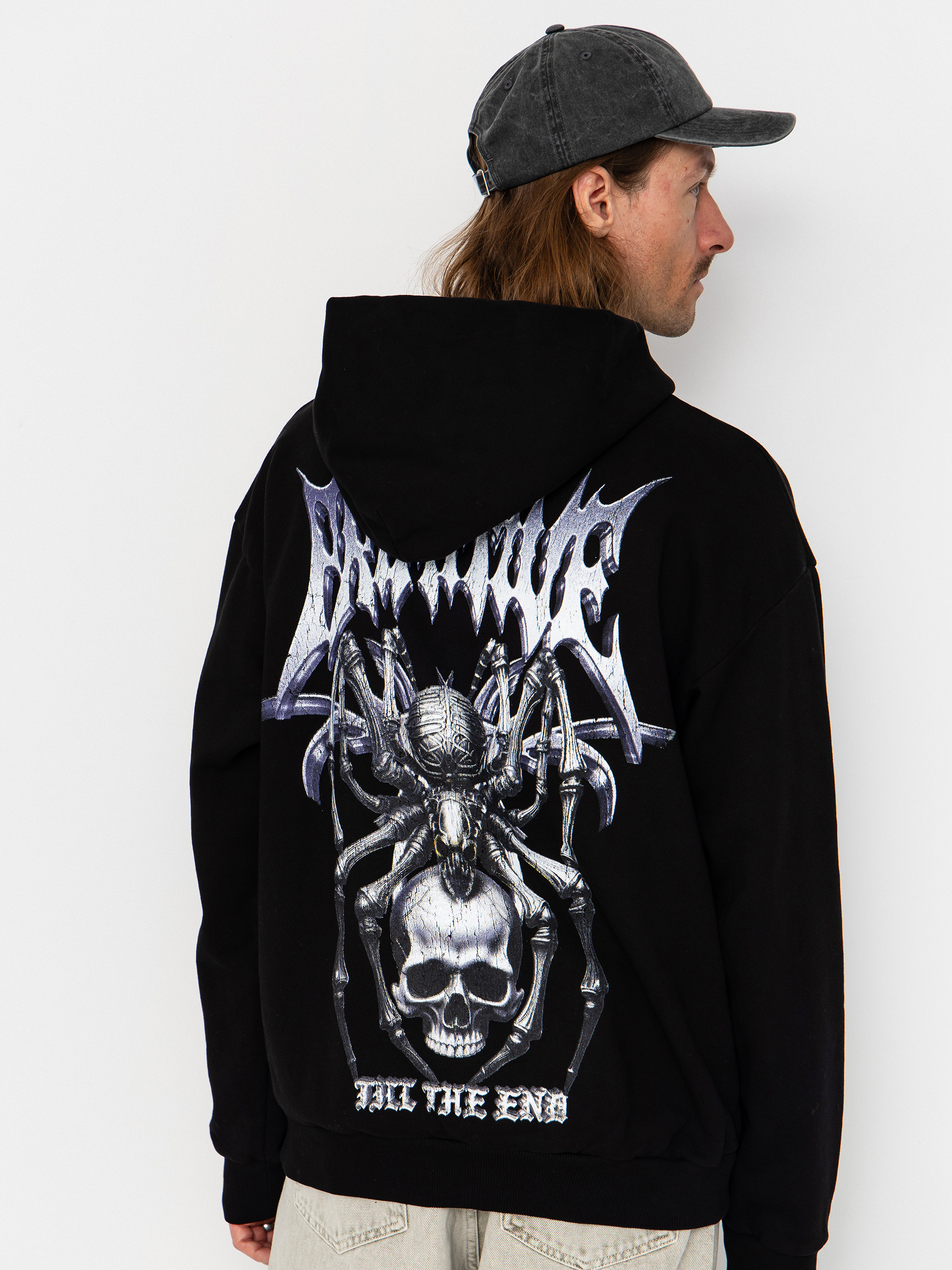 Primitive Creeper HD Kapucnis pulóver (black)