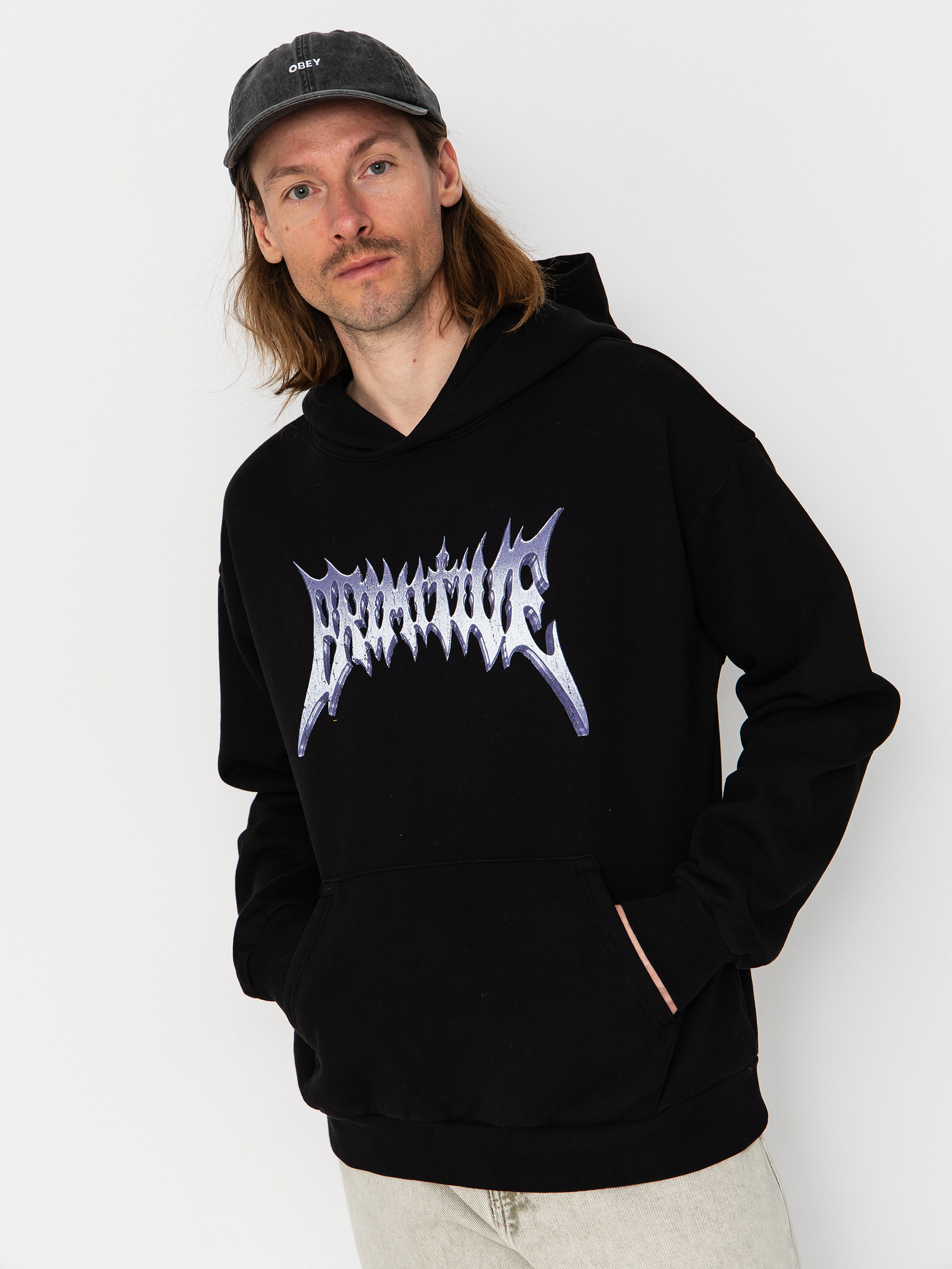 Primitive Creeper HD Kapucnis pulóver (black)