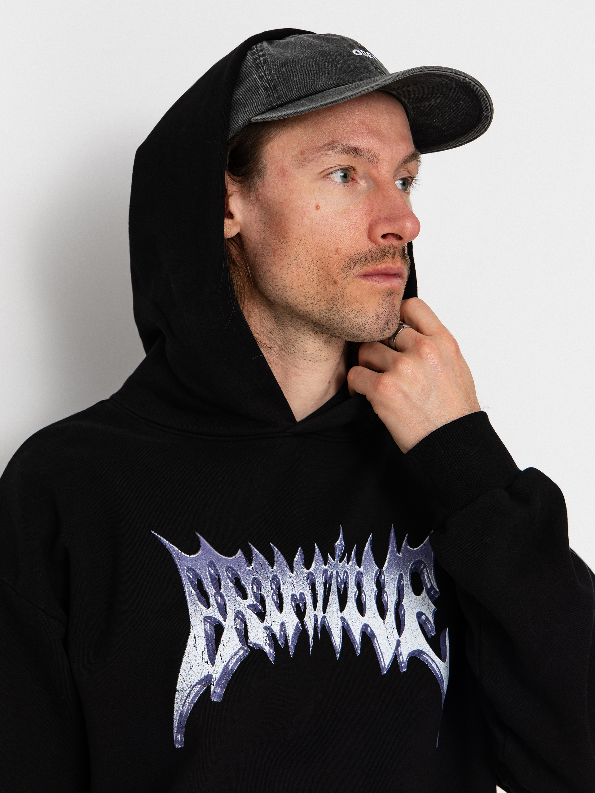 Primitive Creeper HD Kapucnis pulóver (black)