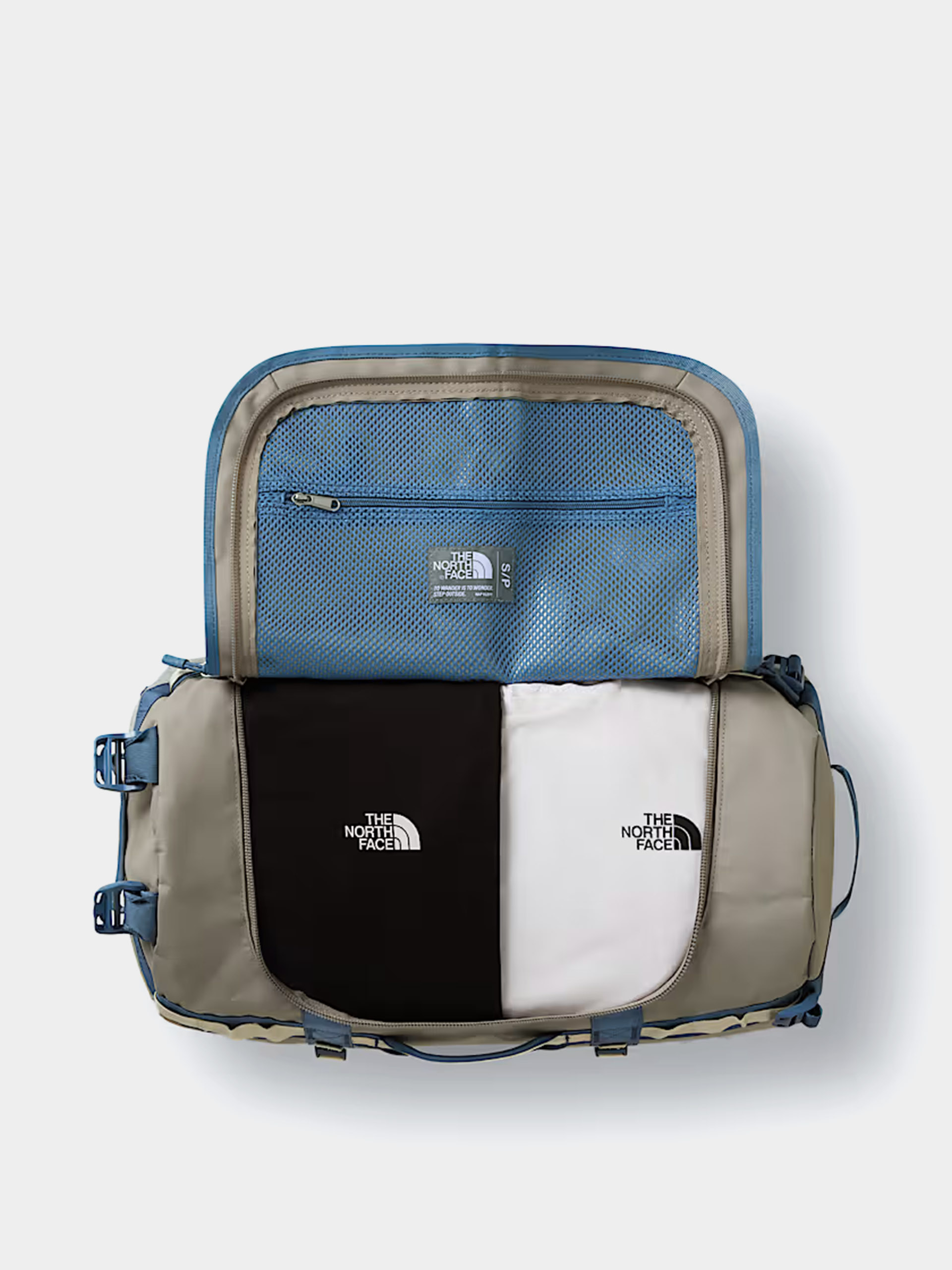 Táska The North Face Base Camp Duffel S (stone slab/gran)