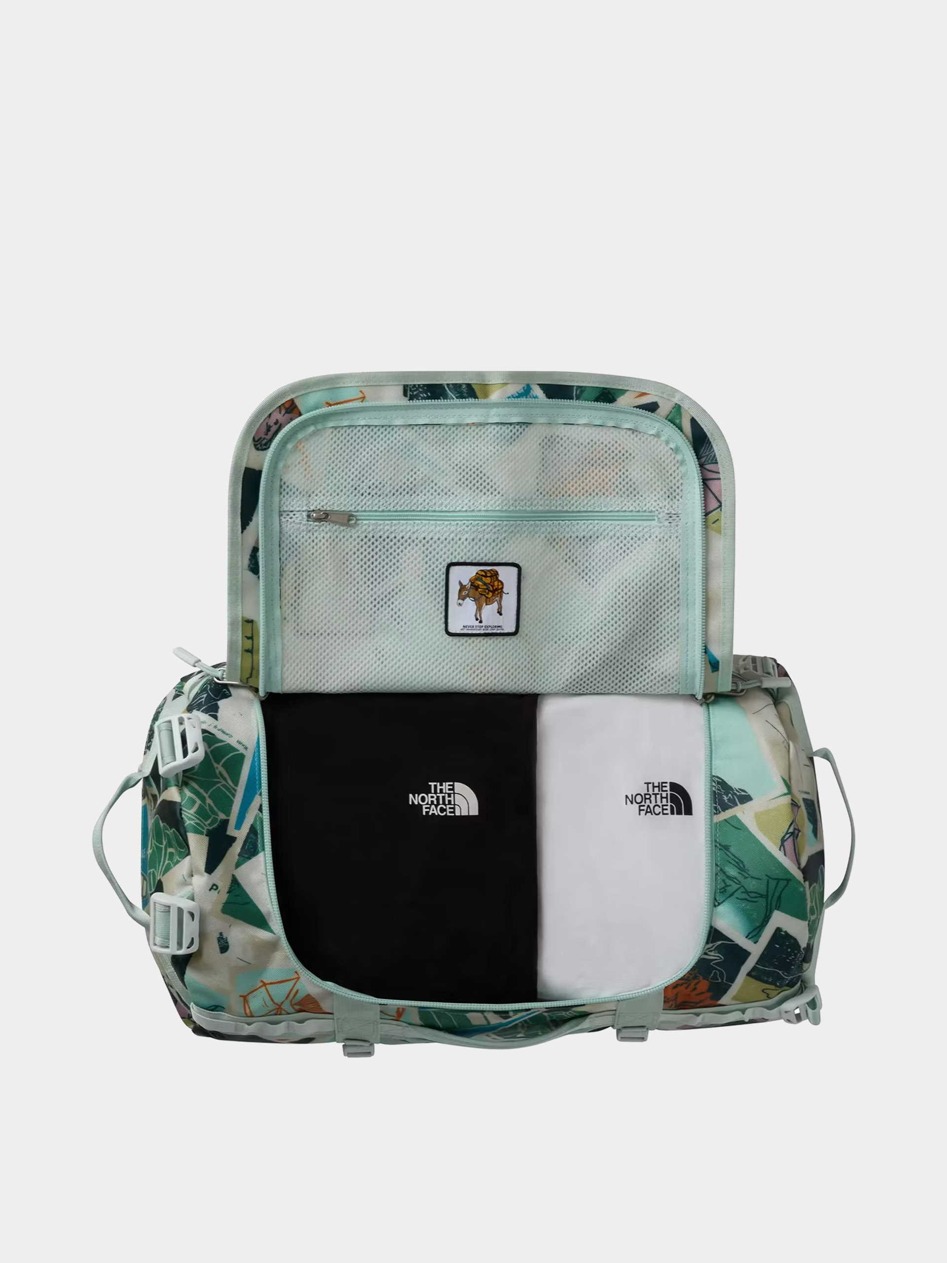 Táska The North Face Base Camp Duffel S (opal frost tnf)