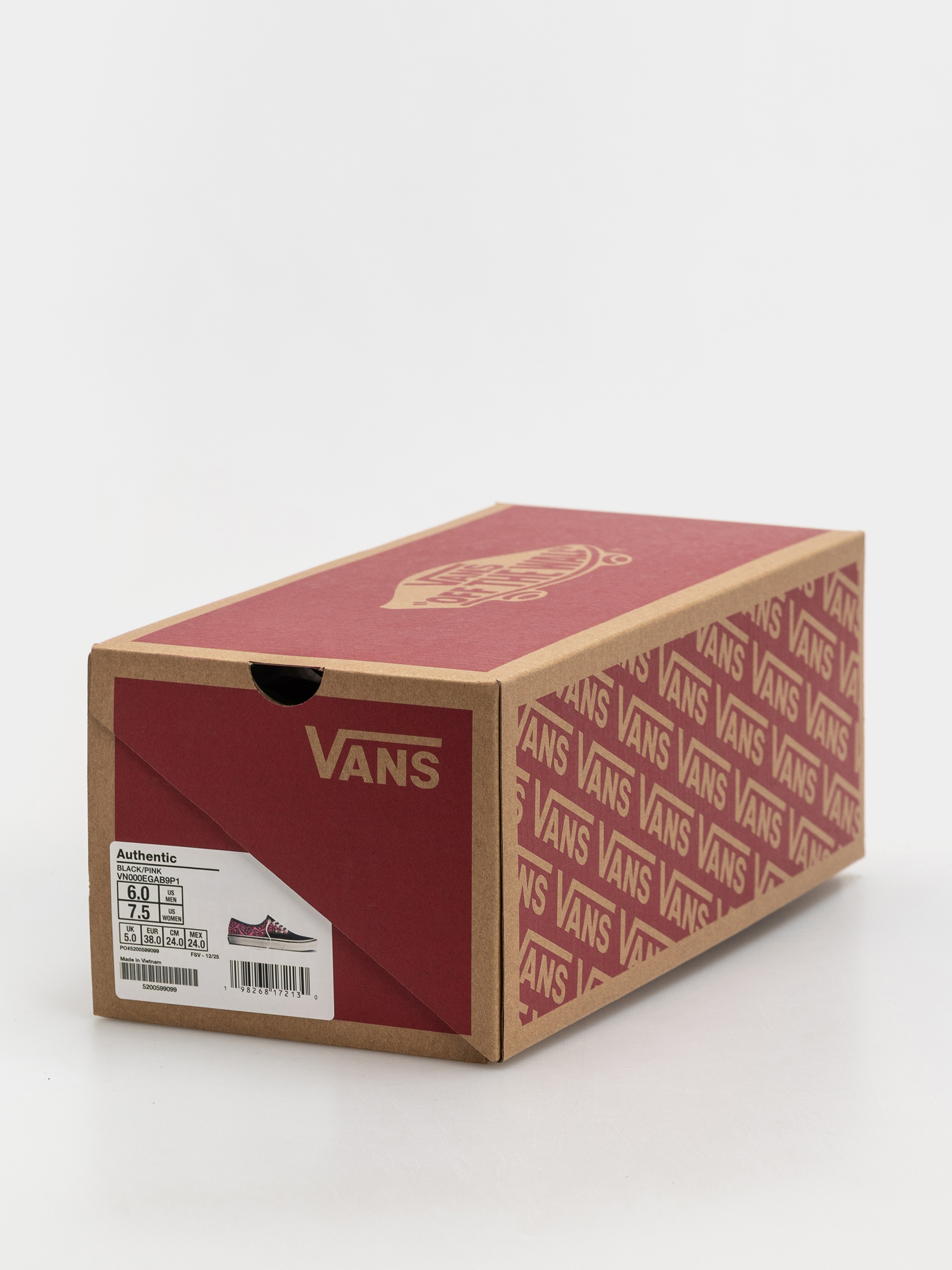 Vans Authentic Cipők (black/pink)