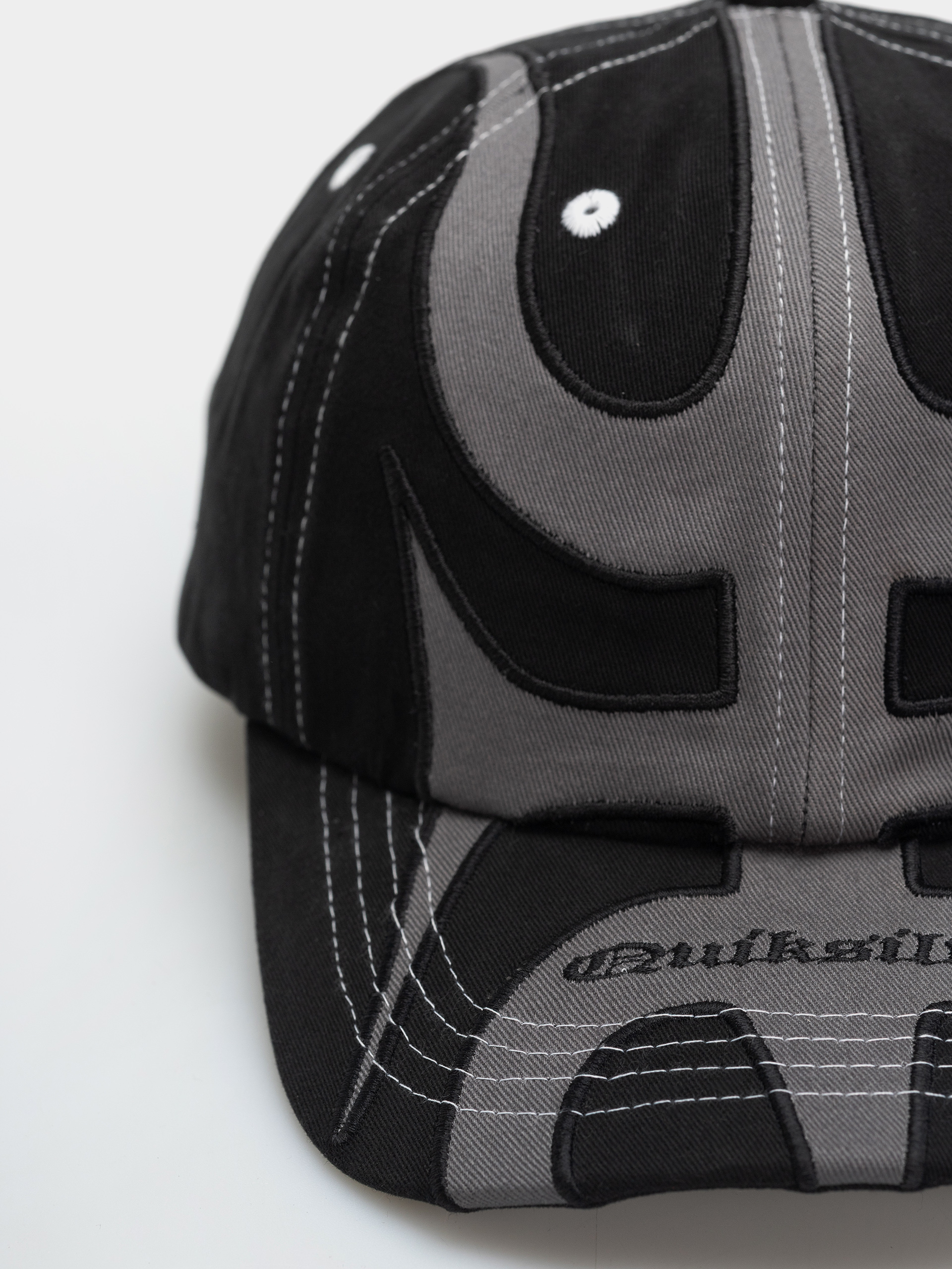 Quiksilver Drifter 6P Mercury Trident Baseball sapka (black)