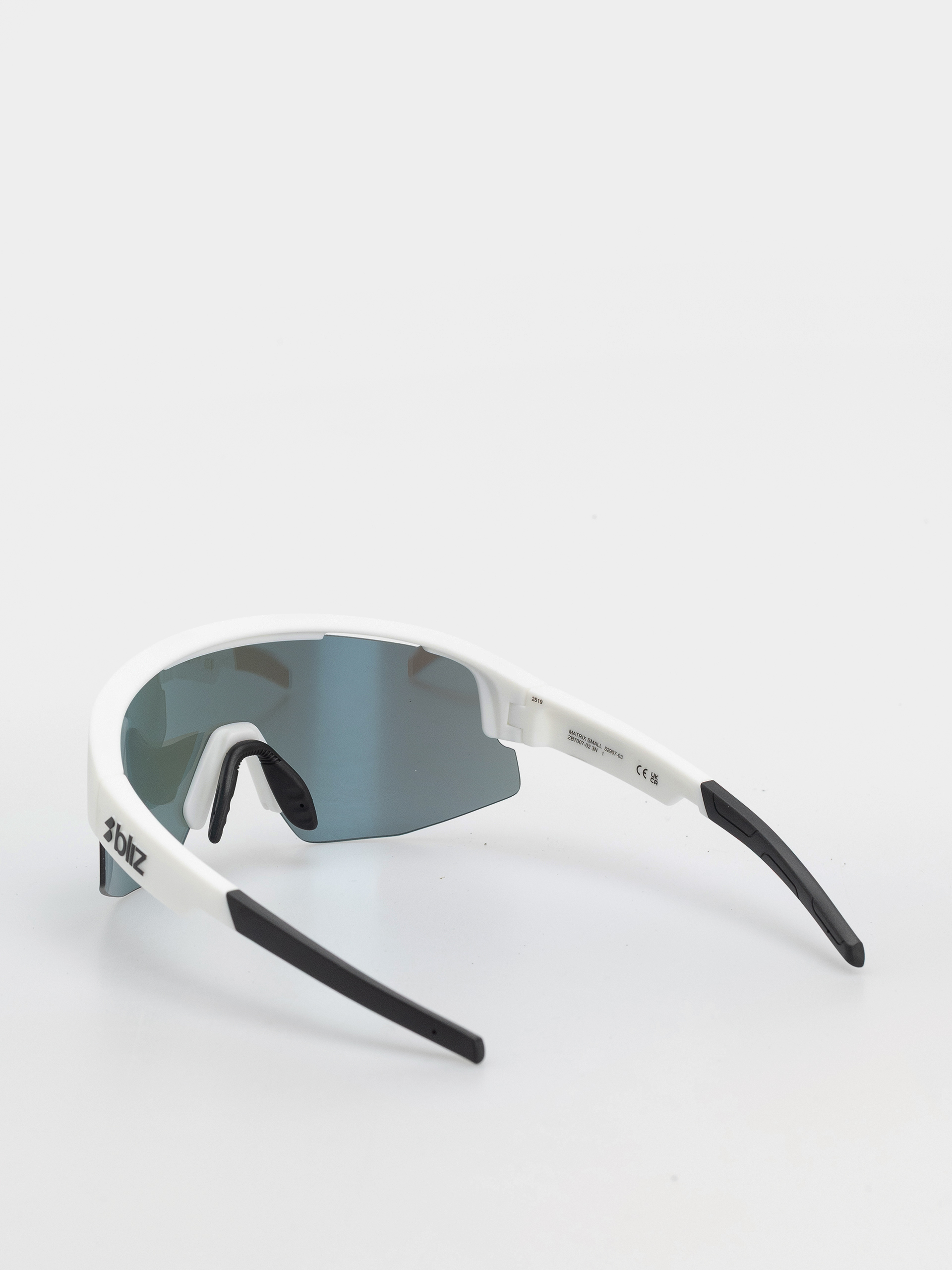 Bliz Matrix Small Napszemüvegek (matt white/smoke w blue multi)