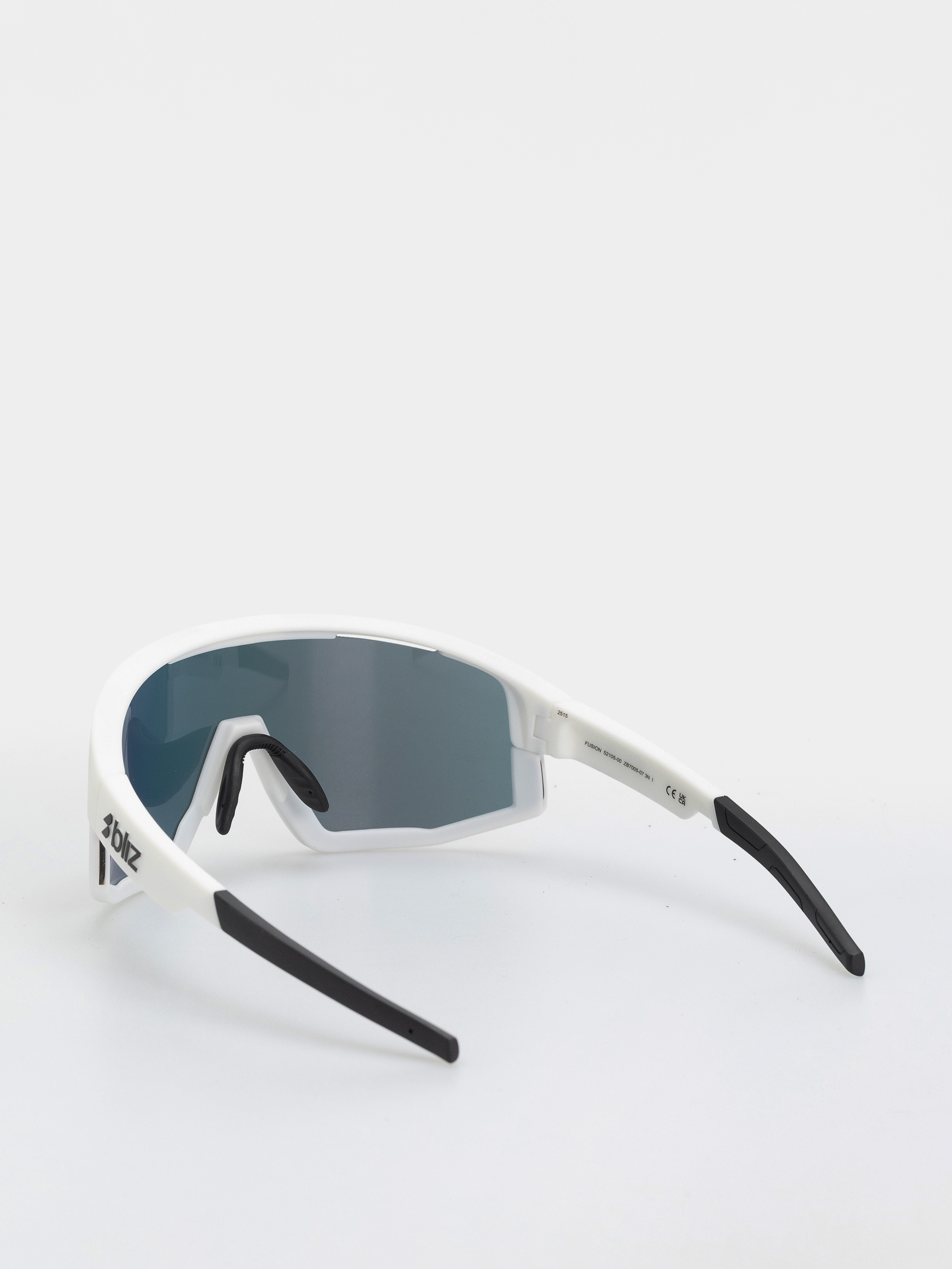 Bliz Fusion Napszemüvegek (matt white/matt white jawbone + spare jawbone in black/smoke w red multi)