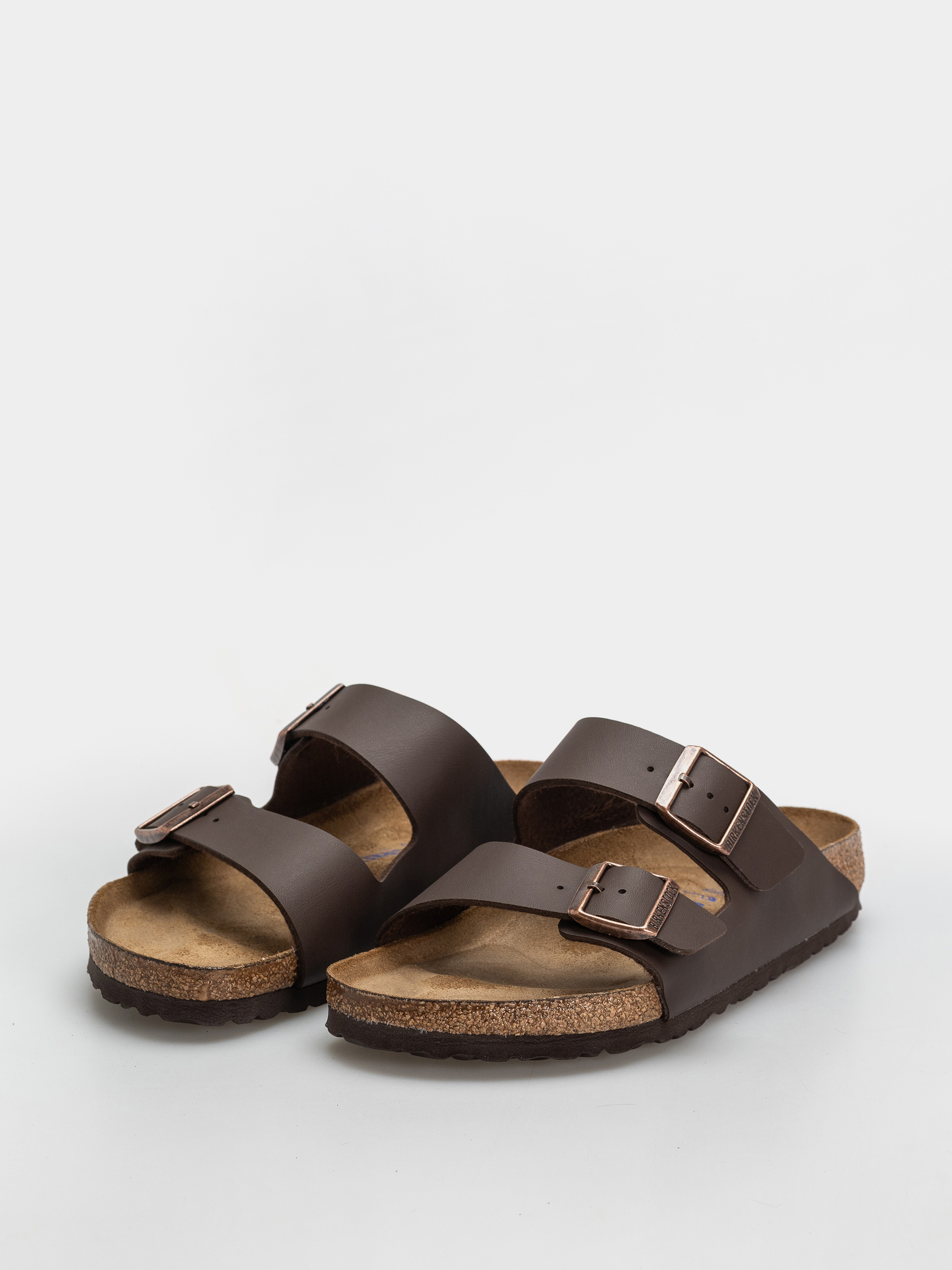 Birkenstock Arizona Soft Footbed Birko Flor Regular Flip-flop papucsok (dark brown)