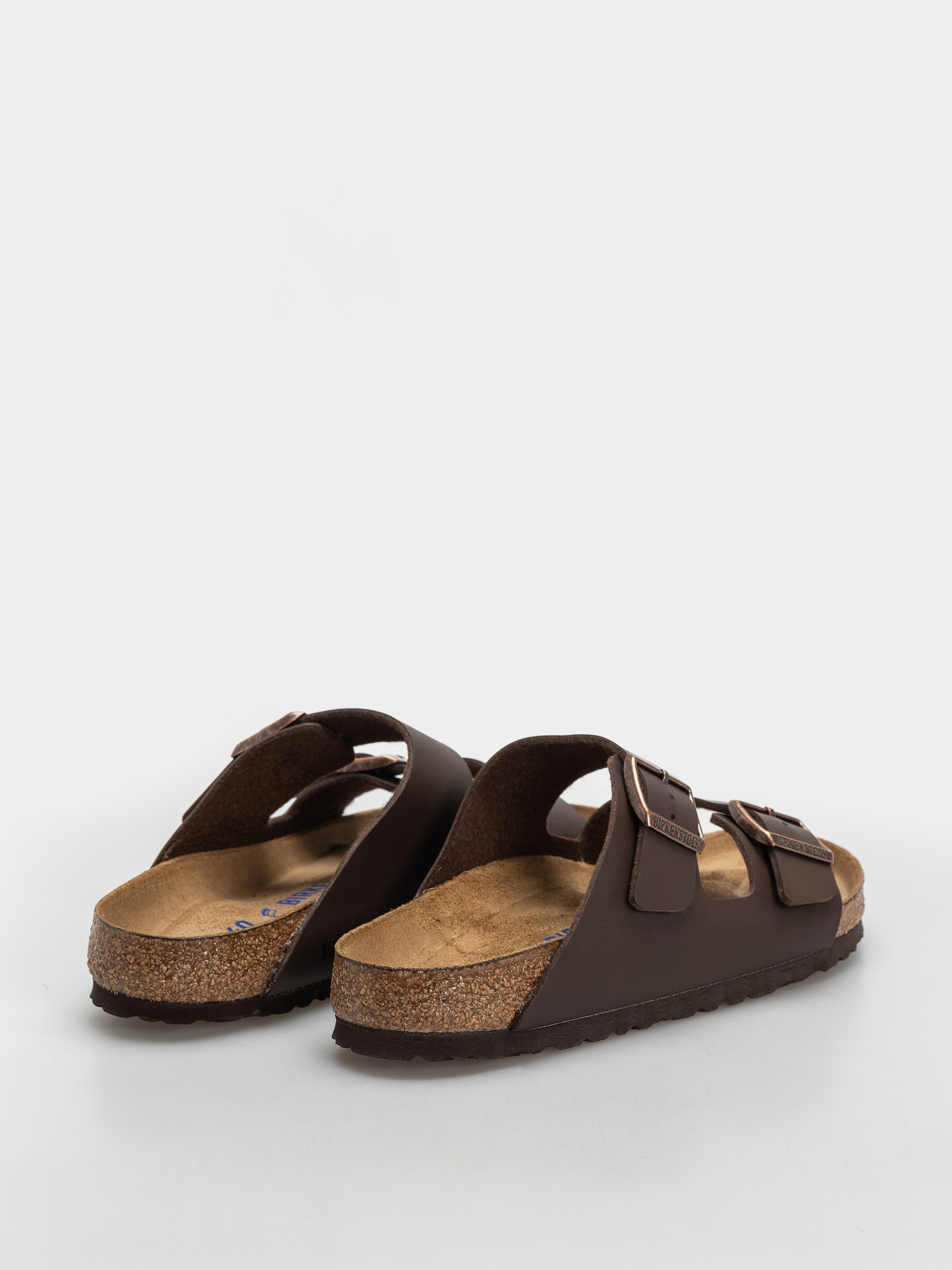 Birkenstock Arizona Soft Footbed Birko Flor Regular Flip-flop papucsok (dark brown)