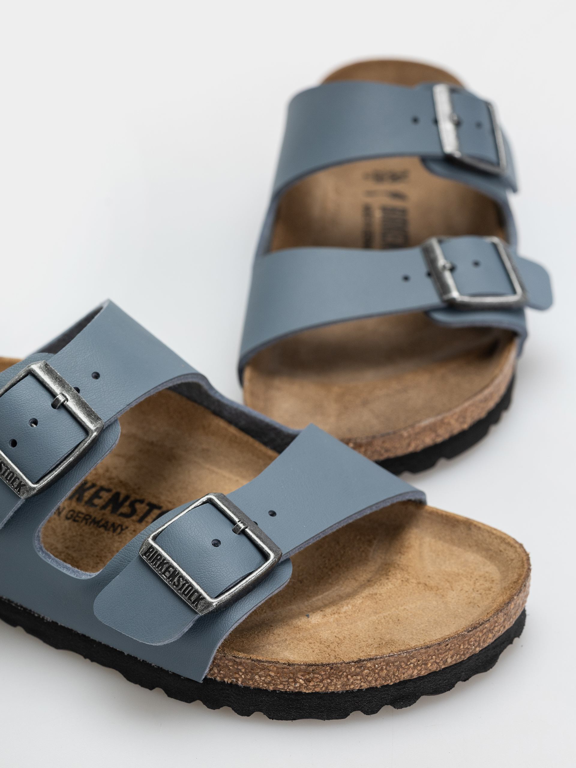 Birkenstock Arizona Birko Flor Narrow Flip-flop papucsok (basalt gray)