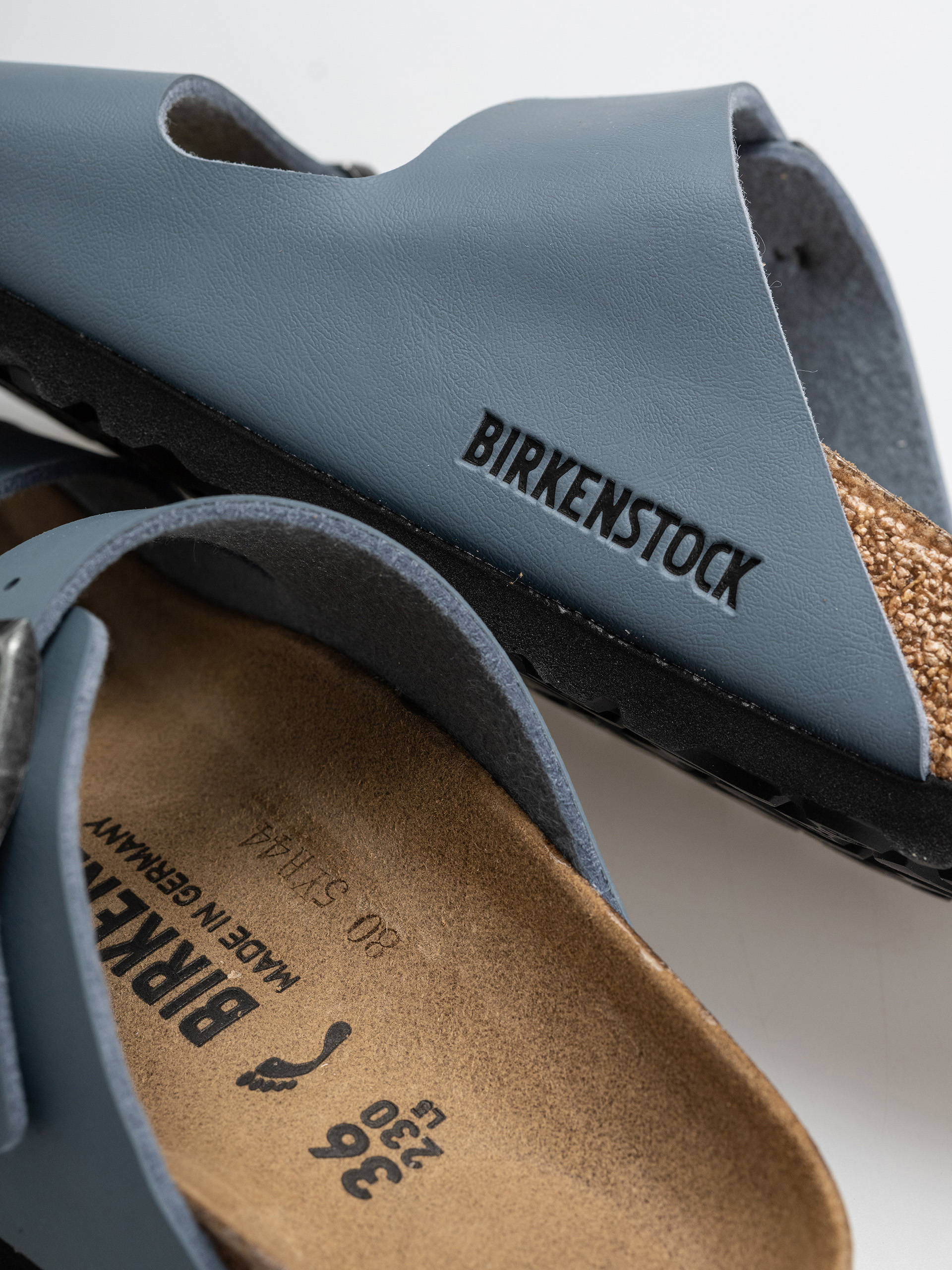 Birkenstock Arizona Birko Flor Narrow Flip-flop papucsok (basalt gray)