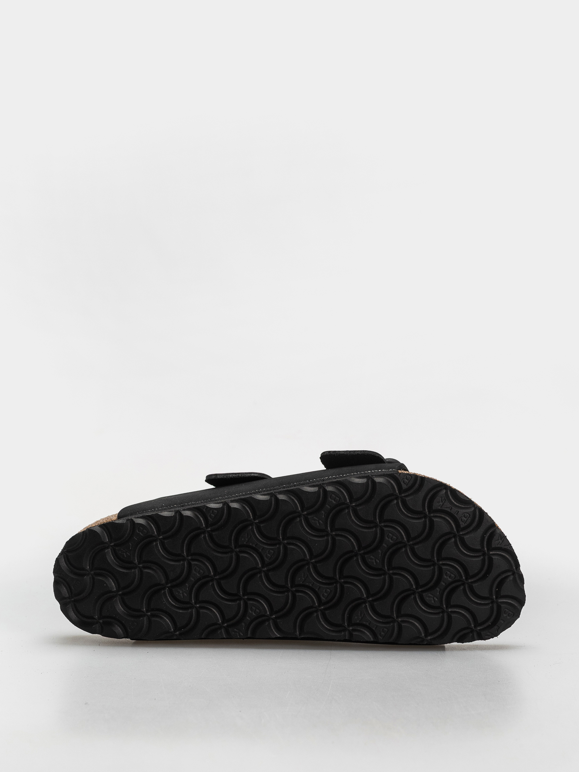 Birkenstock Arizona Wire Buckle Nubuck Leather Narrow Flip-flop papucsok (black)