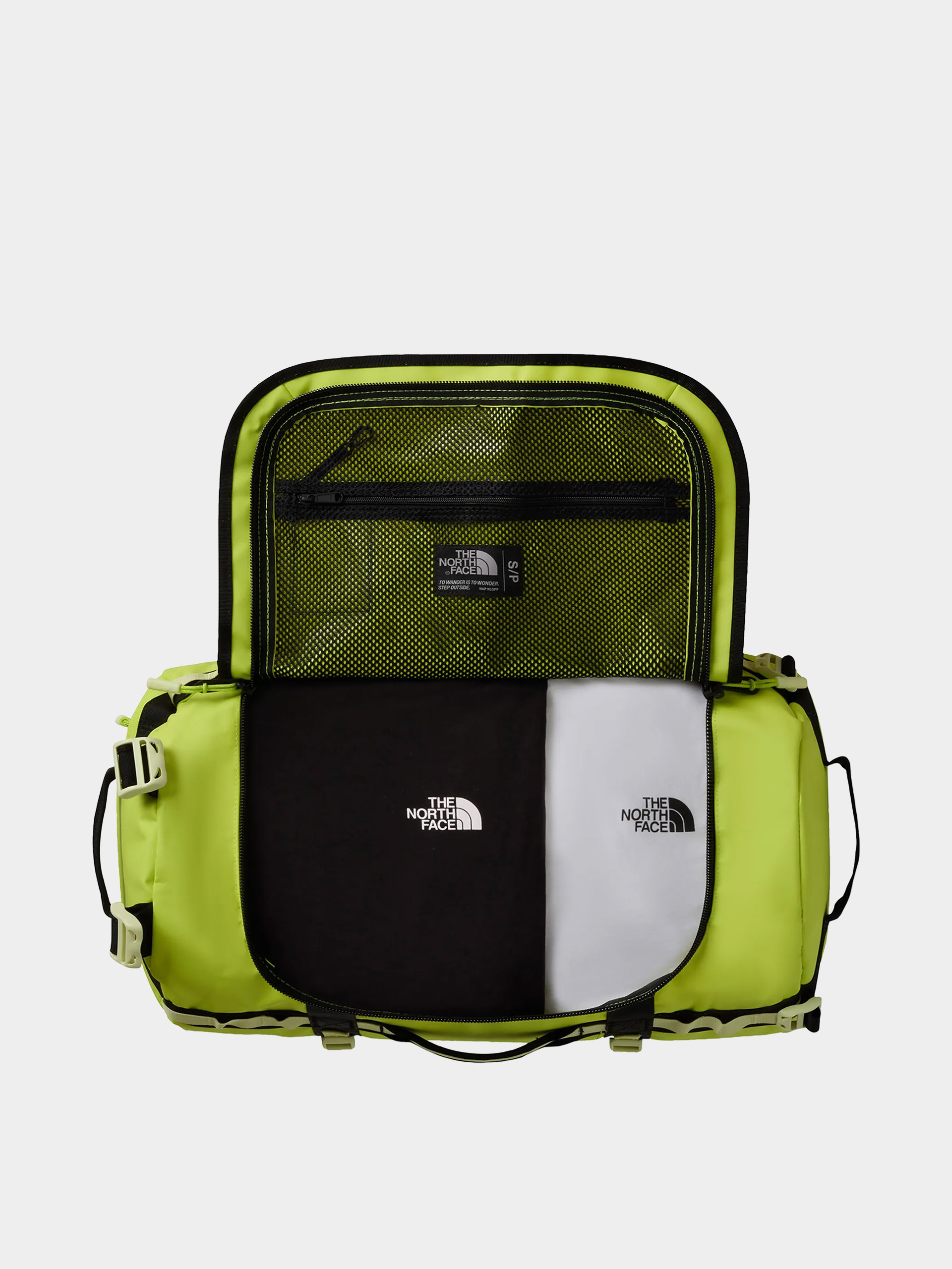 Táska The North Face Base Camp Duffel S (fizz lime/lemon)