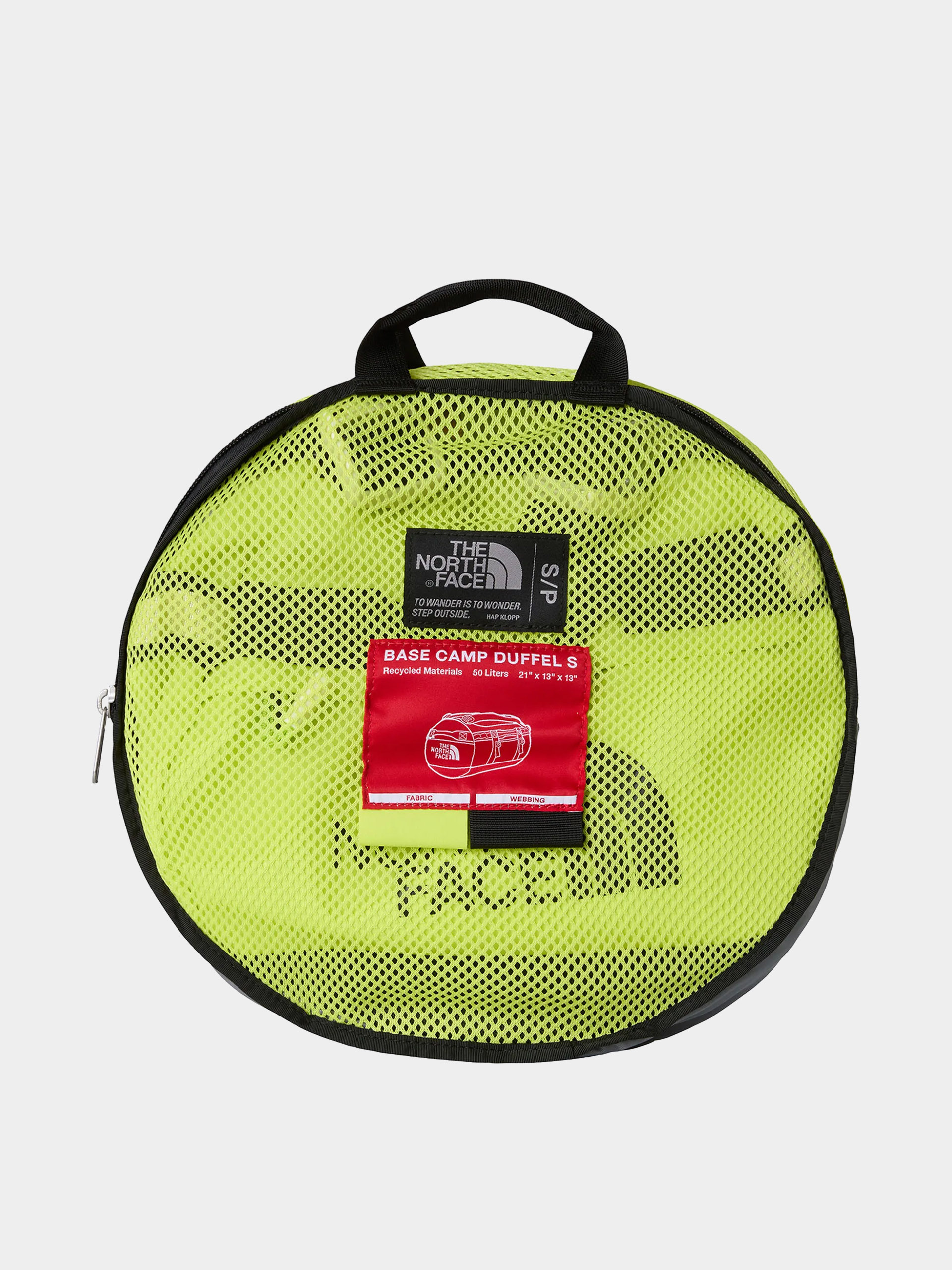 Táska The North Face Base Camp Duffel S (fizz lime/lemon)