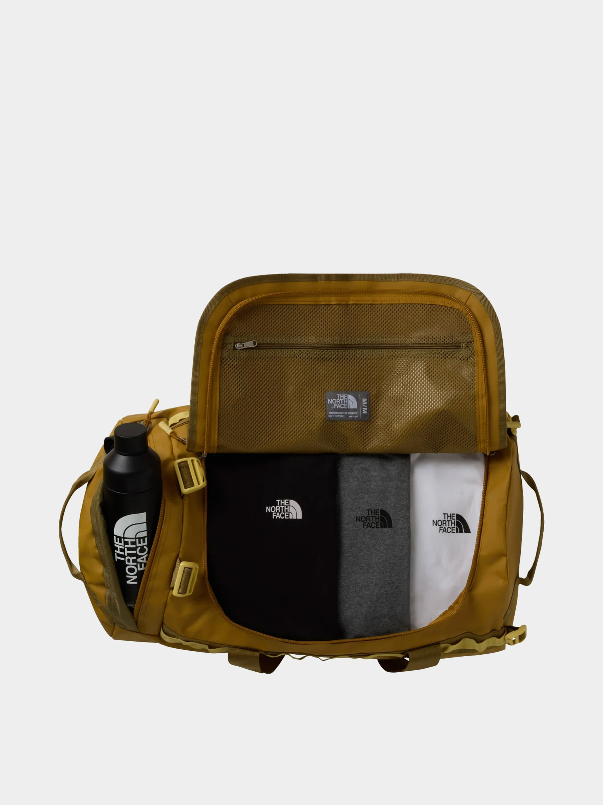 Táska The North Face Base Camp Duffel M (golden tan/ceda)