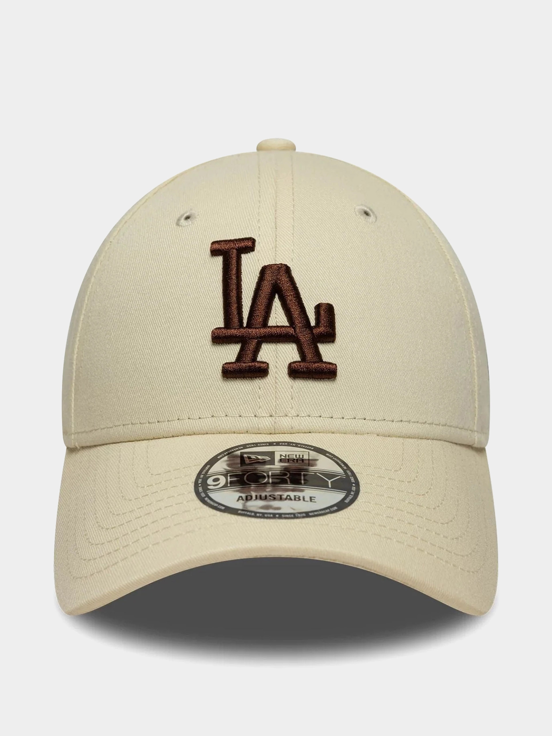 Baseball sapka New Era League Essential 9Forty La Dodgers (light cream/chestnut)